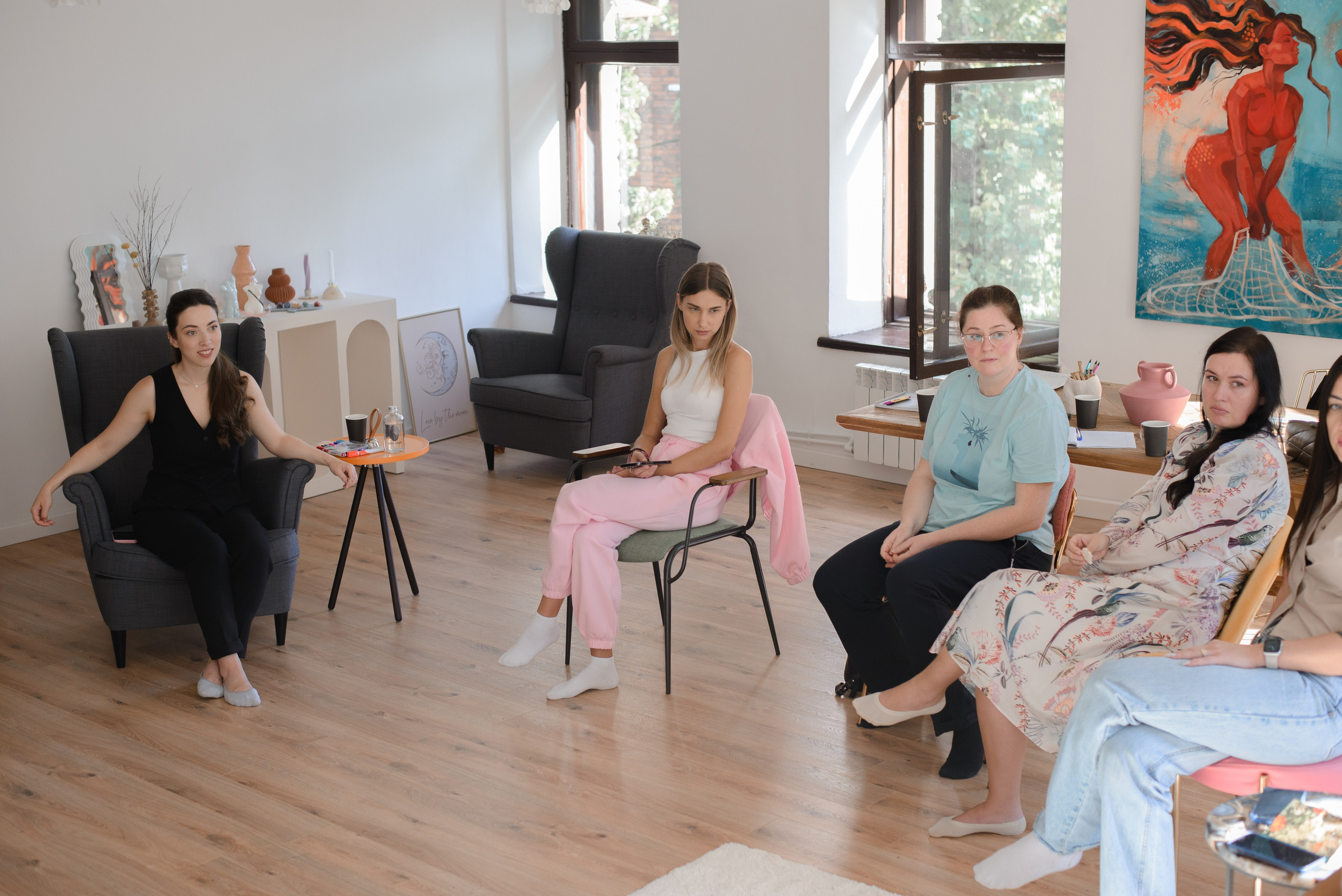 Фоторепортаж психологической группы. Фотограф • Фототерапевт г. Москва