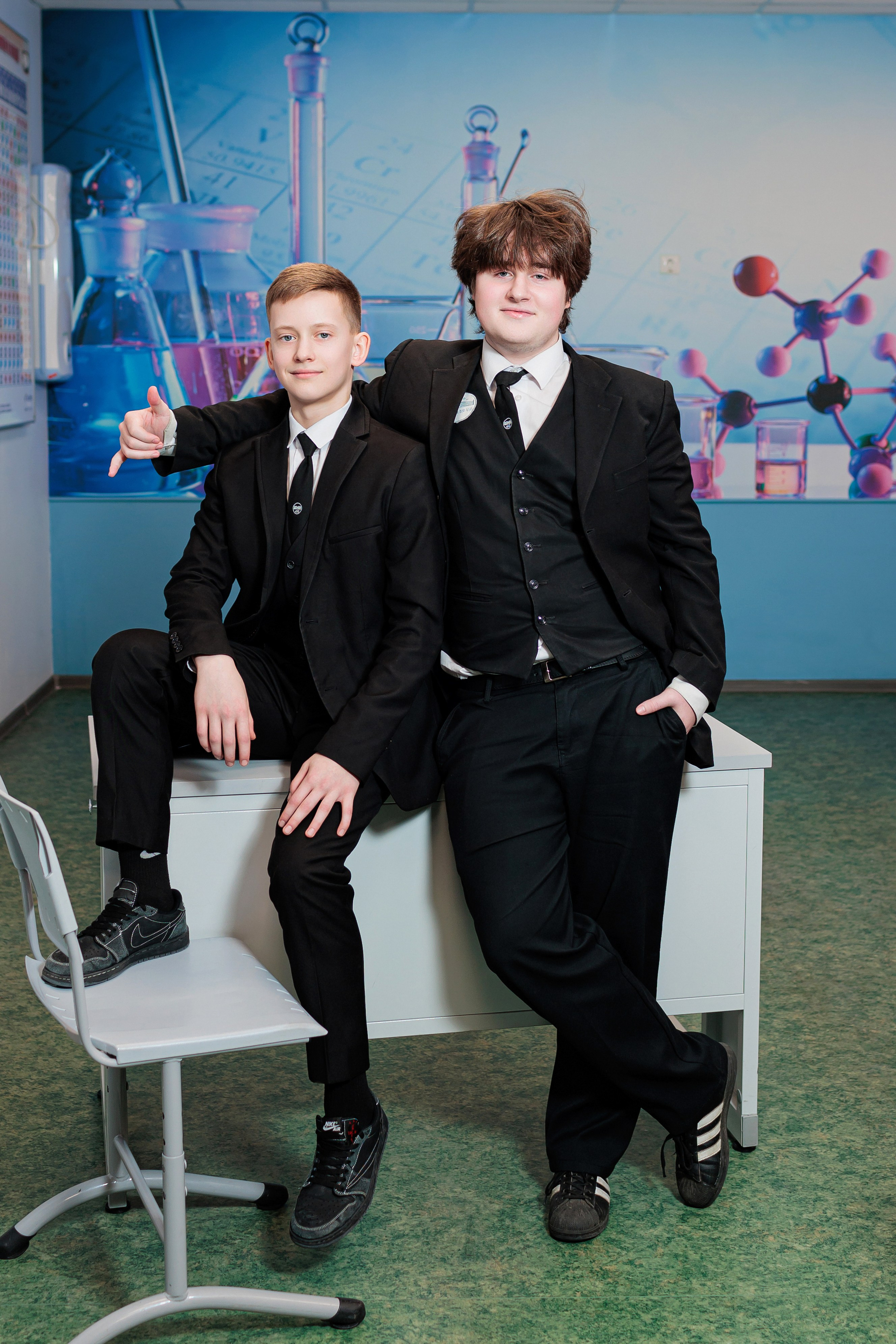 В школе. Старшая школа. Свадебный, семейный, детский фотограф в Санкт-Петербурге