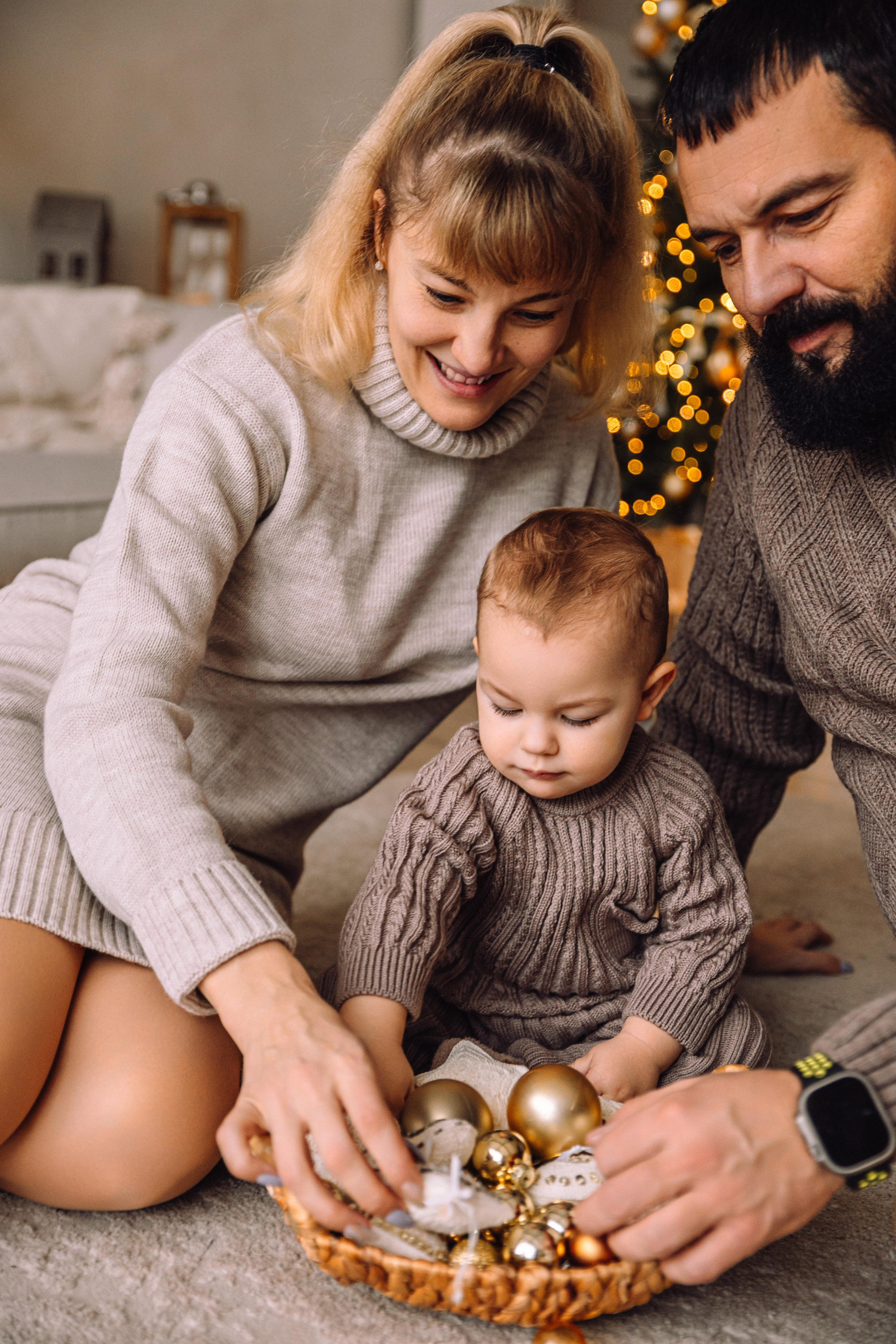 Оля, Леша и Димулька. Семейный фотограф В Москве Александра Дейкун