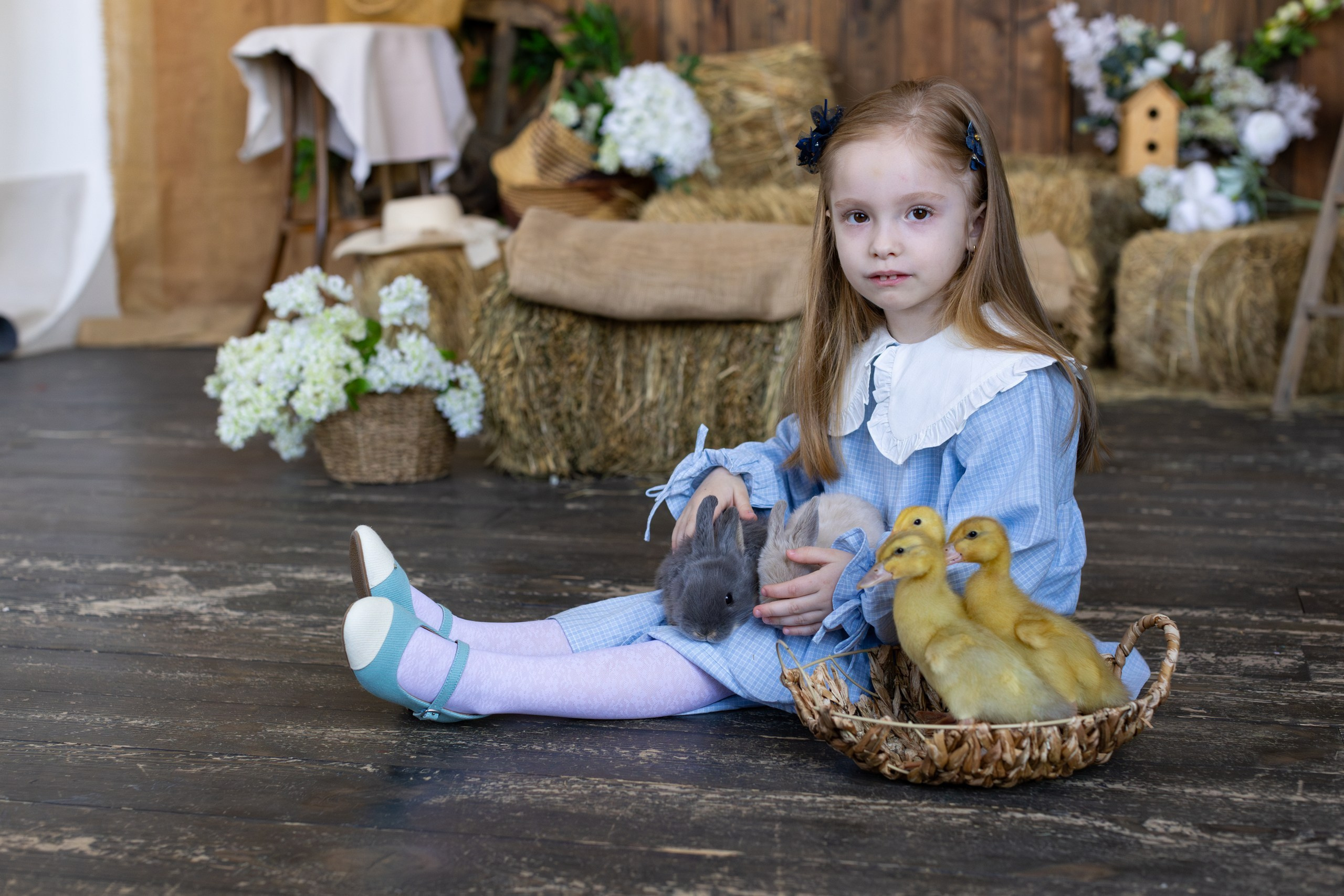Фотосесии с Утятами и Кроликами (Пасхальные Фотосессии). Семейный и Детский фотограф в Москва Скворцова Татьяна