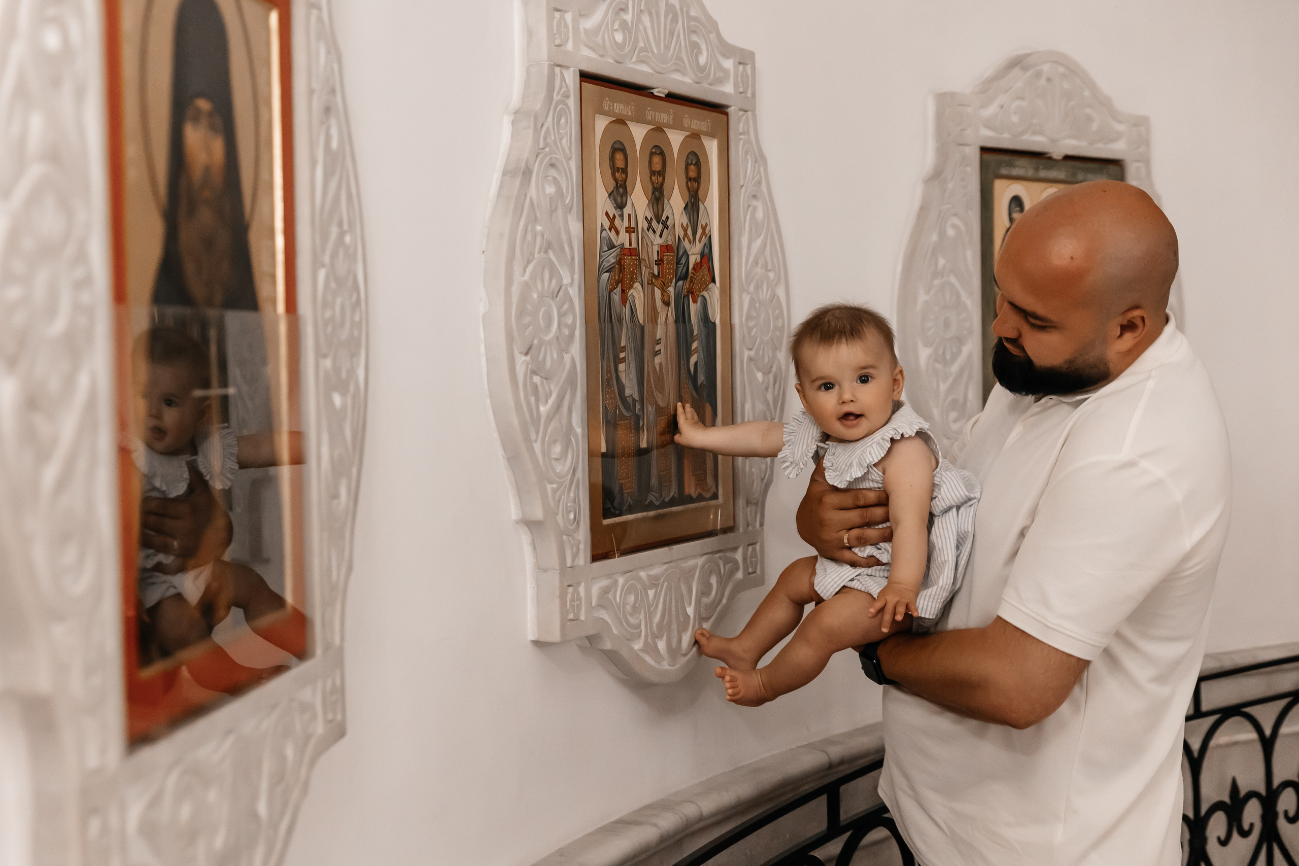 Крещение Ксении. Семейный фотограф Минск Усова Ольга