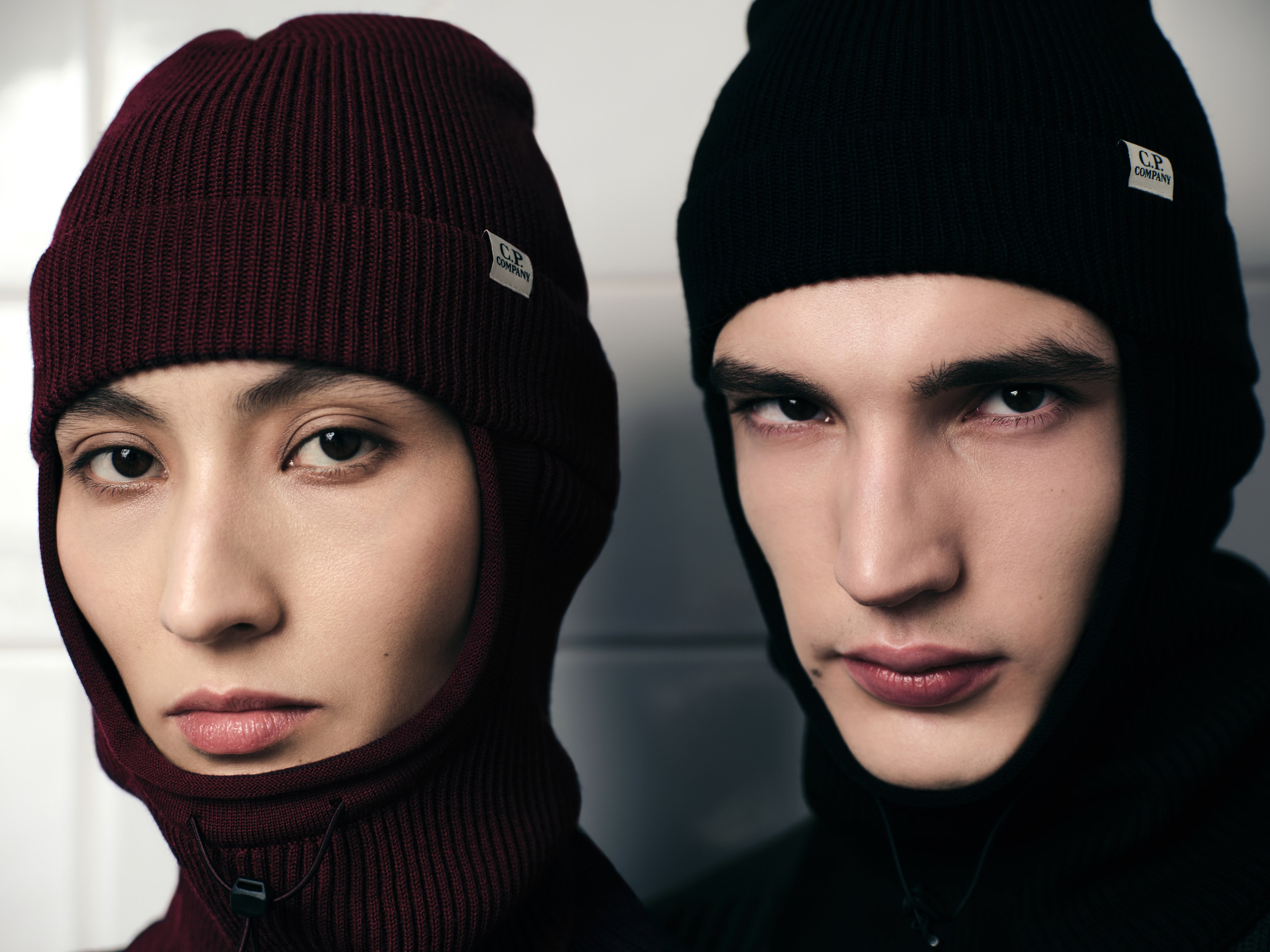 Two in hats. Retoucher