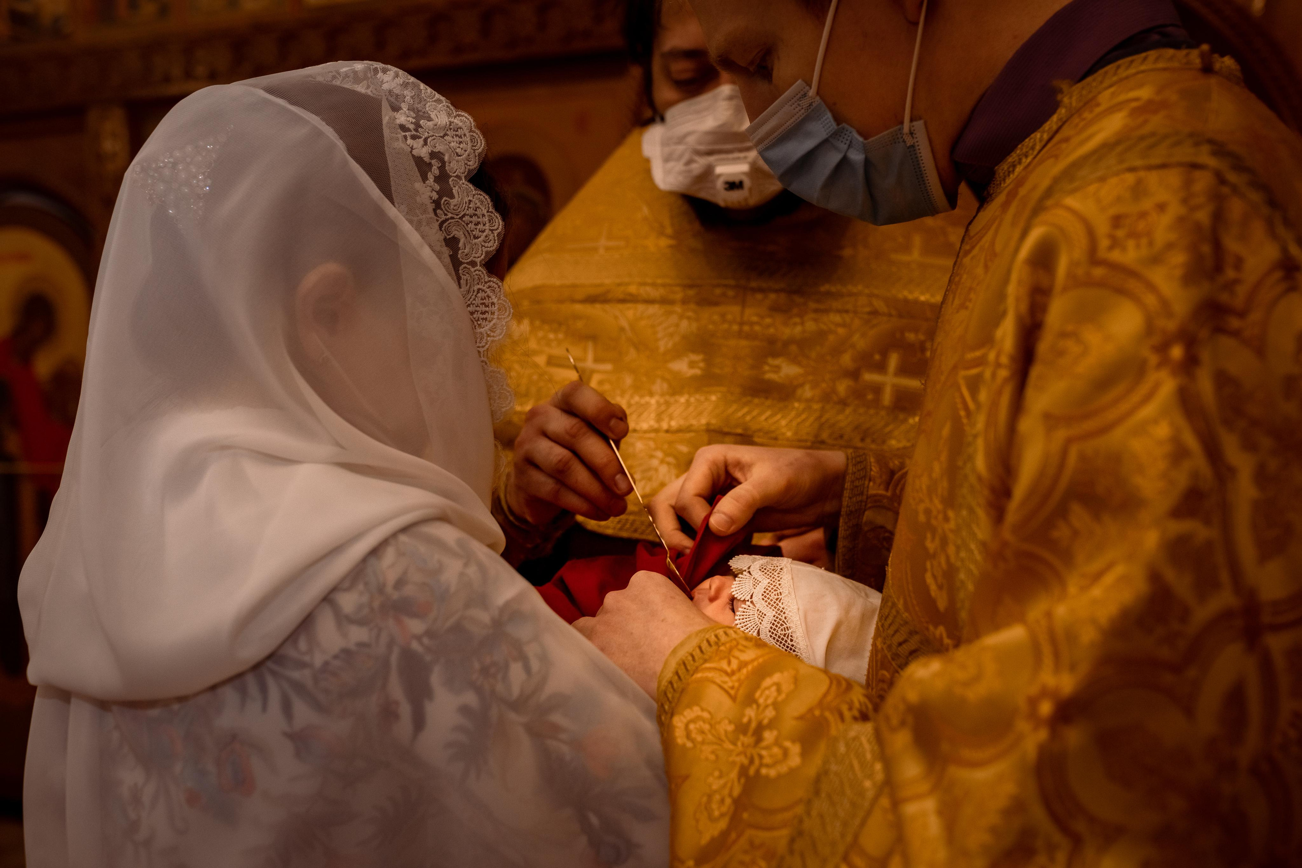 Крещение Катюши. Женский семейный фотограф Тула Москва Захарова Анна