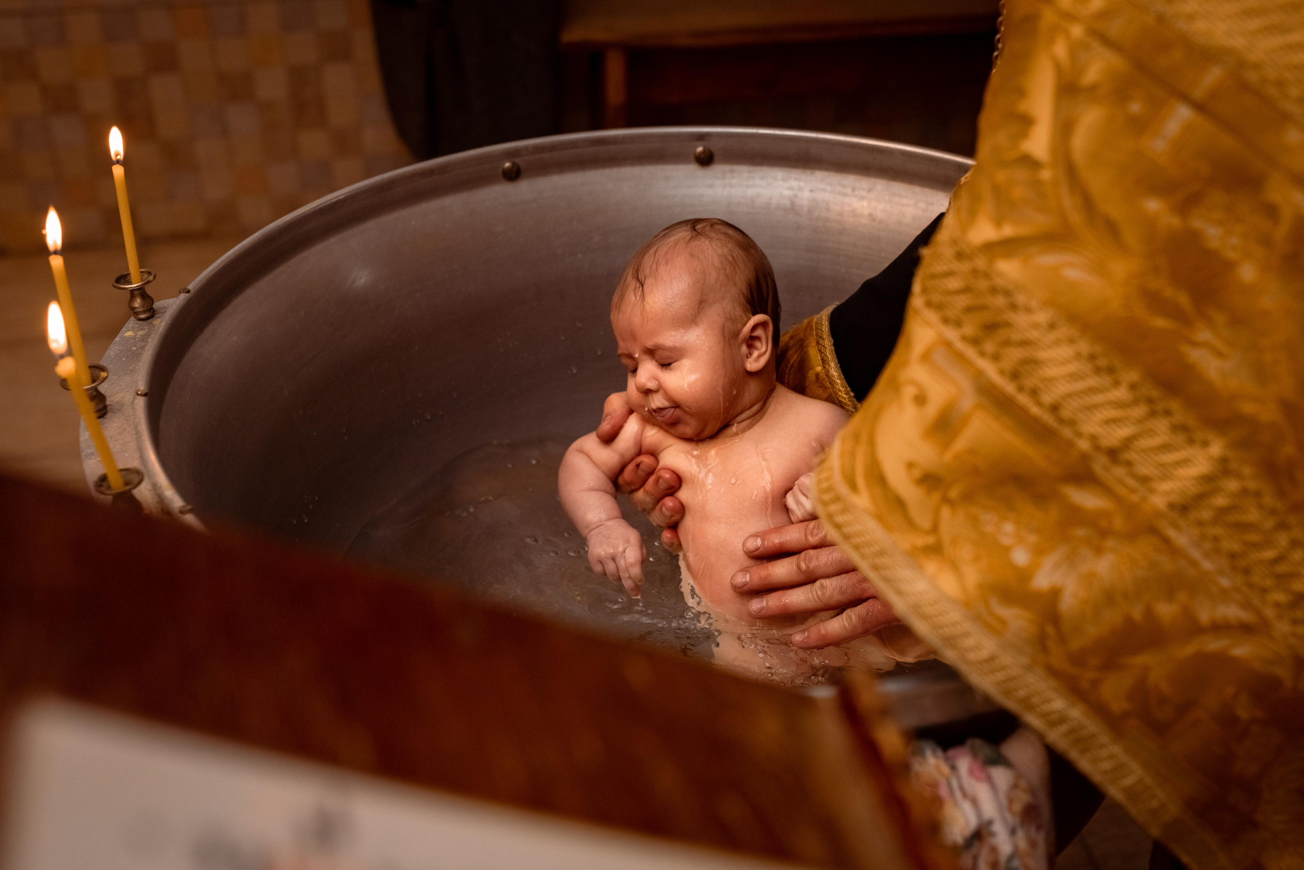 Крещение Катюши. Женский семейный фотограф Тула Москва Захарова Анна