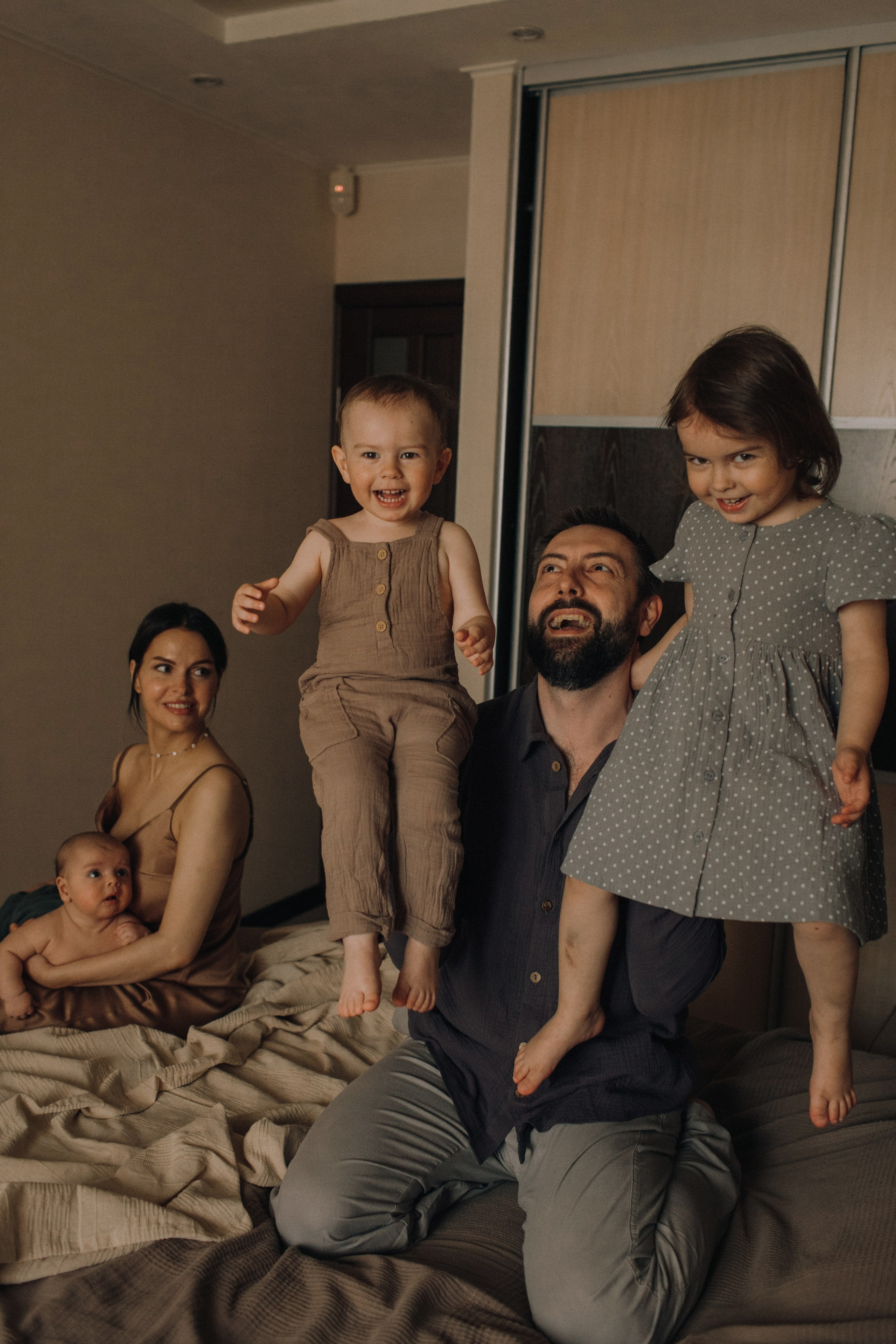 Марк, Максим, Маша, Марина, Валентин. Семейный фотограф Томск