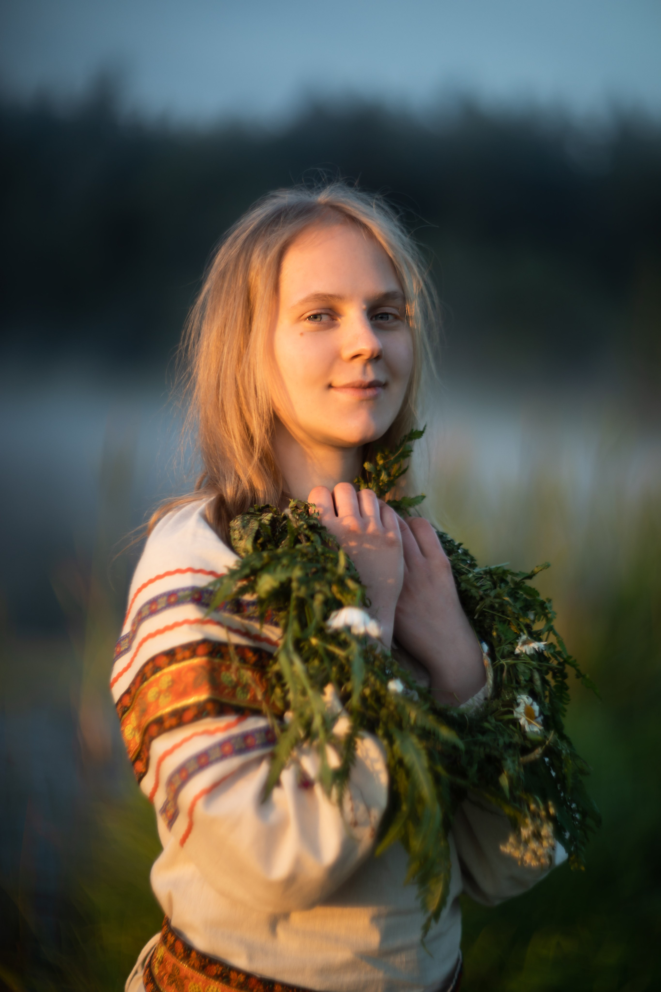 Купальская история на рассвете. Юлия Башкатова, сказочный фотограф, Москва