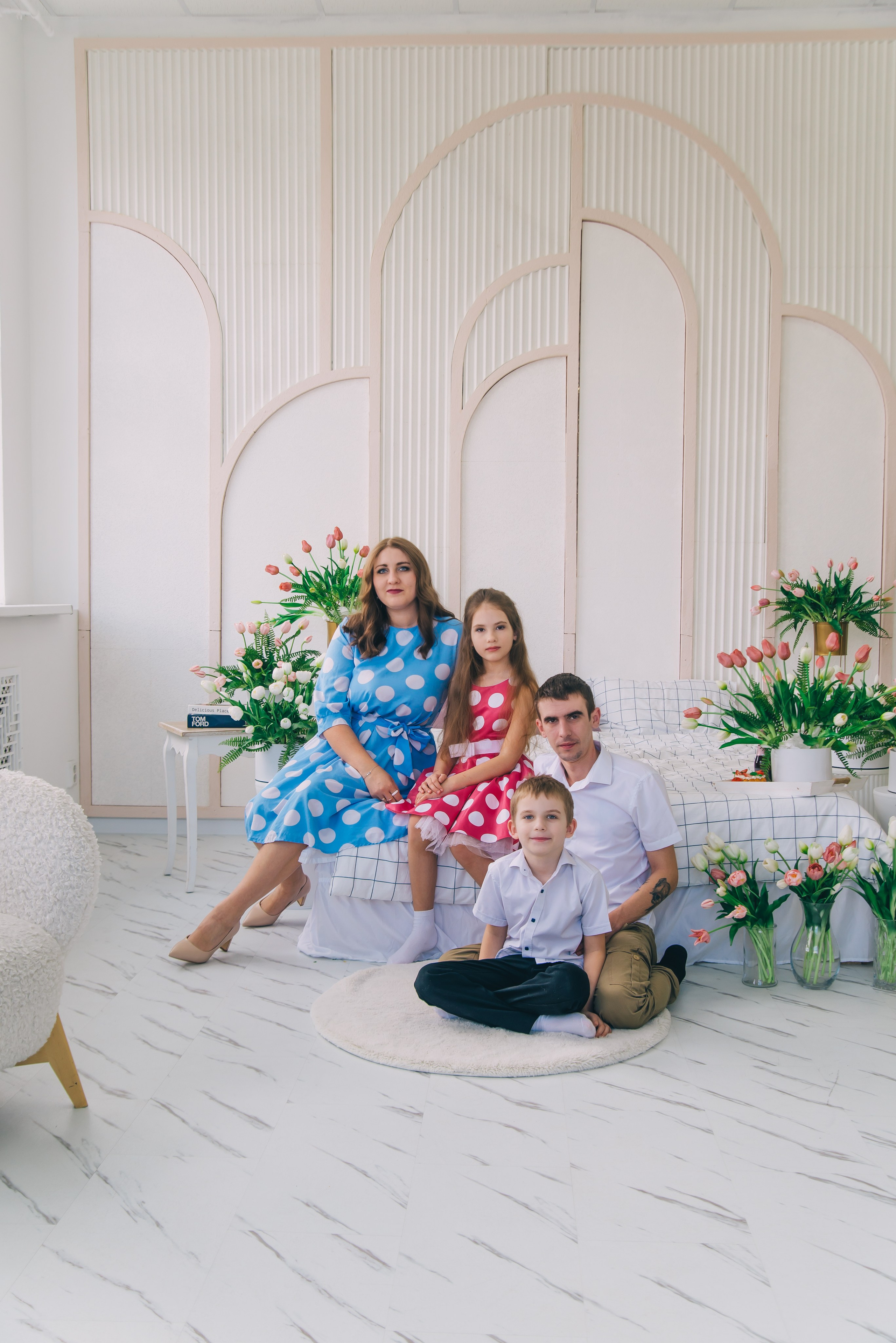 Семья с 2-мя детьми. Семейный, детский фотограф в Минске Вероника Гапоненко