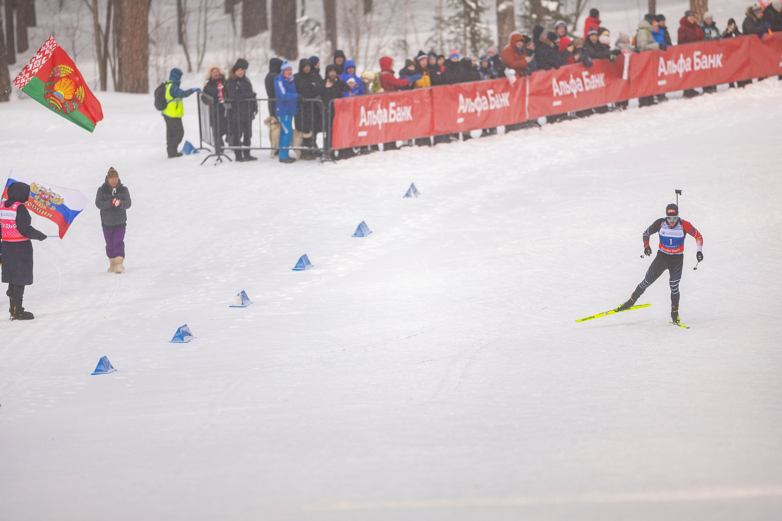 Всероссийская спартакиада по биатлону. Мужчины. Гонка преследования. Спортивный репортажный фотограф Казань Нафис Сиразетдинов