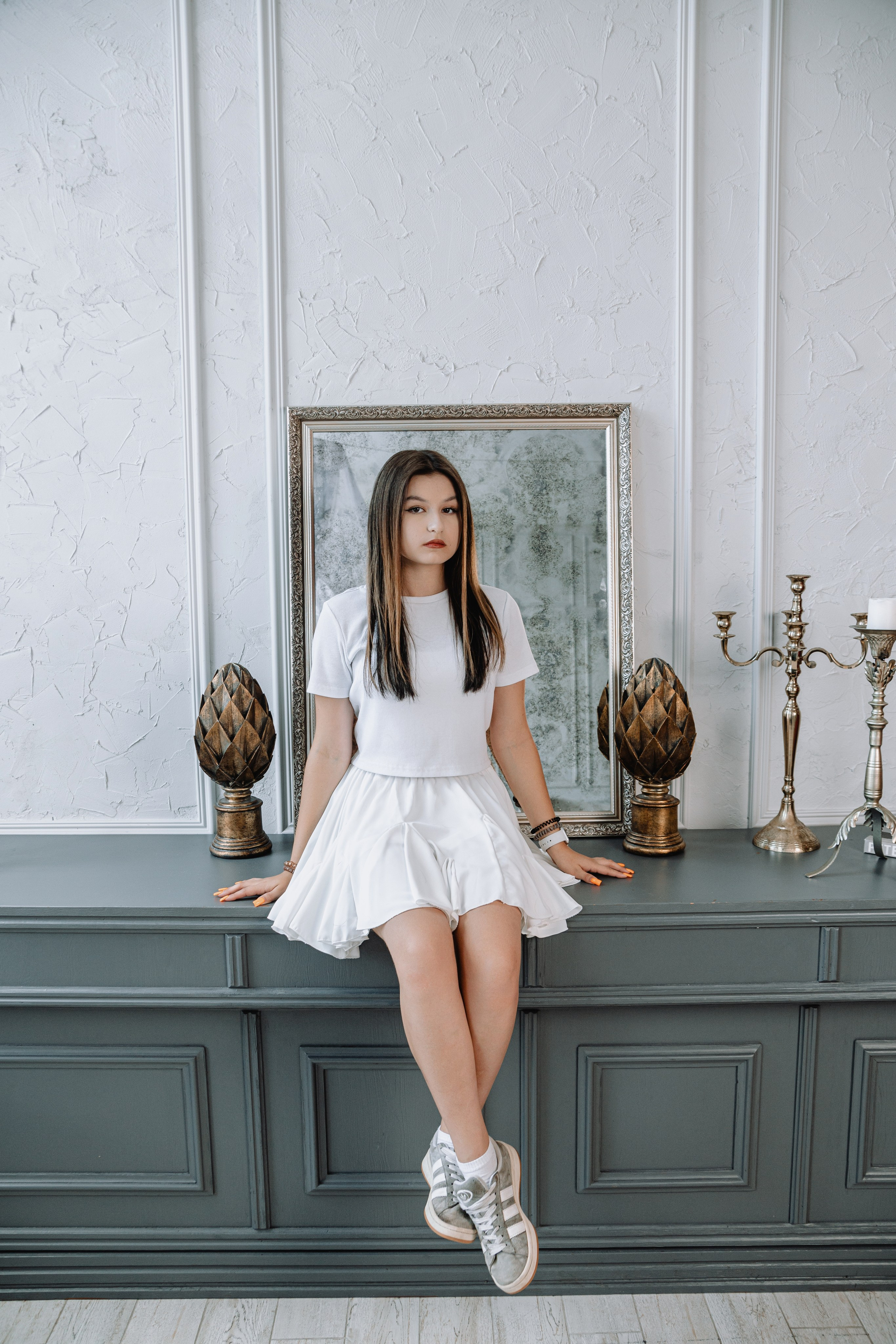 Евгения, Михаил и Дарина и собачка Чарли. Фотограф Воронеж Варвара