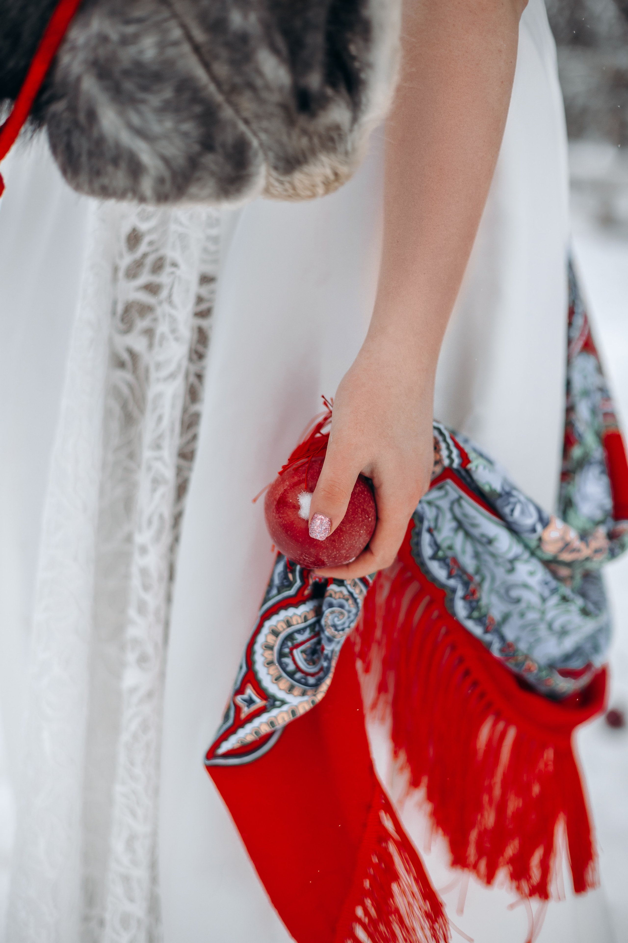 Яблоки на снегу. Анна Молчанова конный фотограф в Тюмени | фотосессии с лошадьми Тюмень