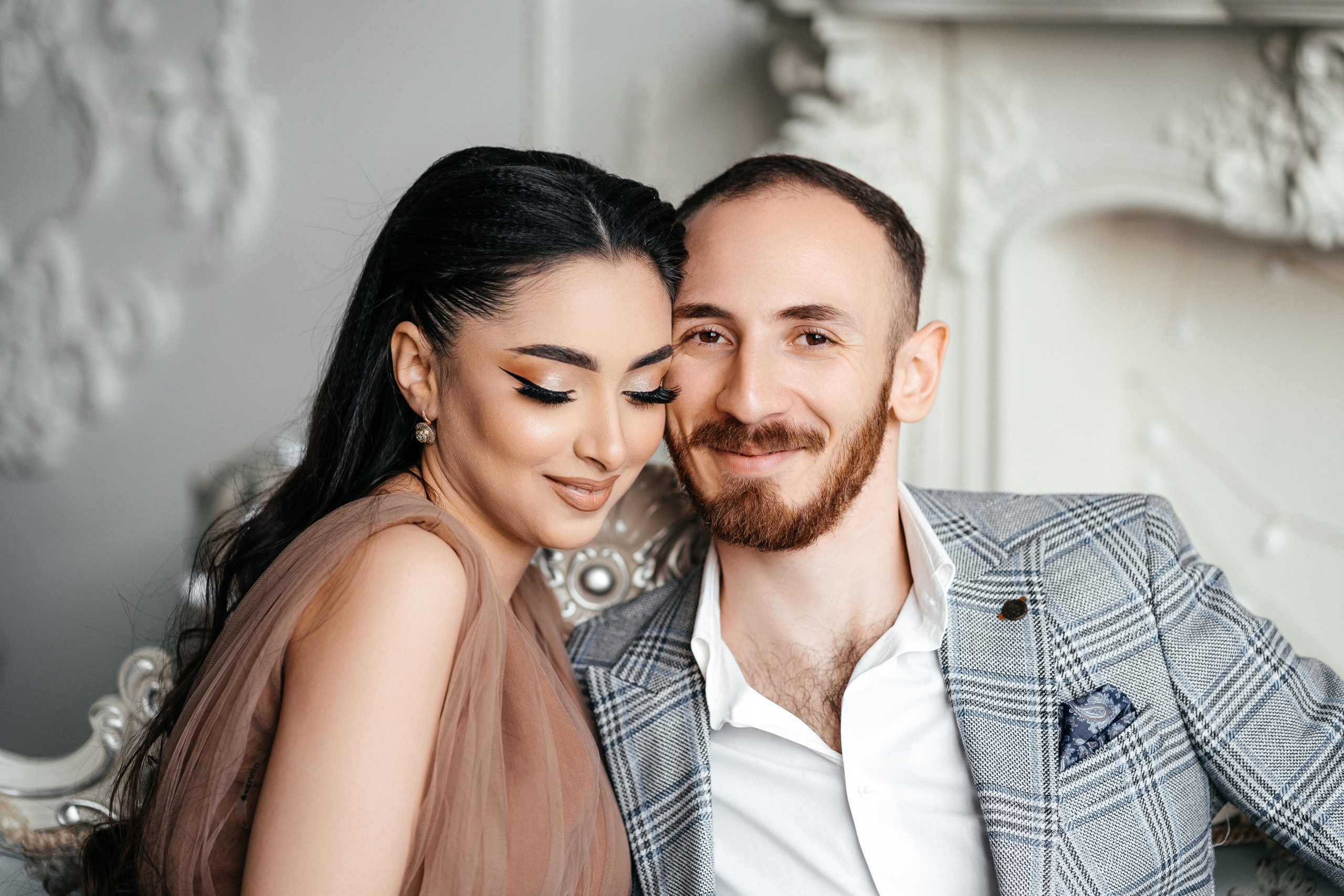 Свадебная фотосессия в студии. Фотограф Ким Наталья в Красноярске