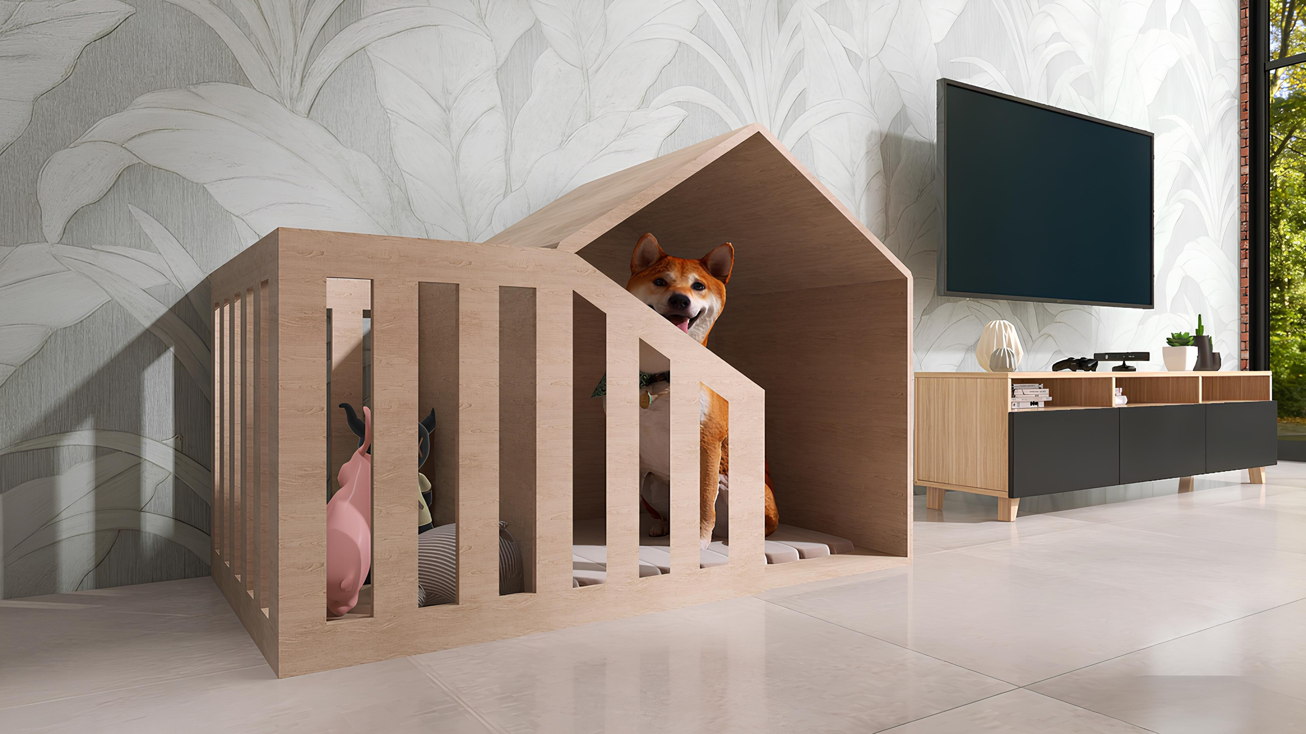 Арт-объект лежанка-домик для собак. Обо мне