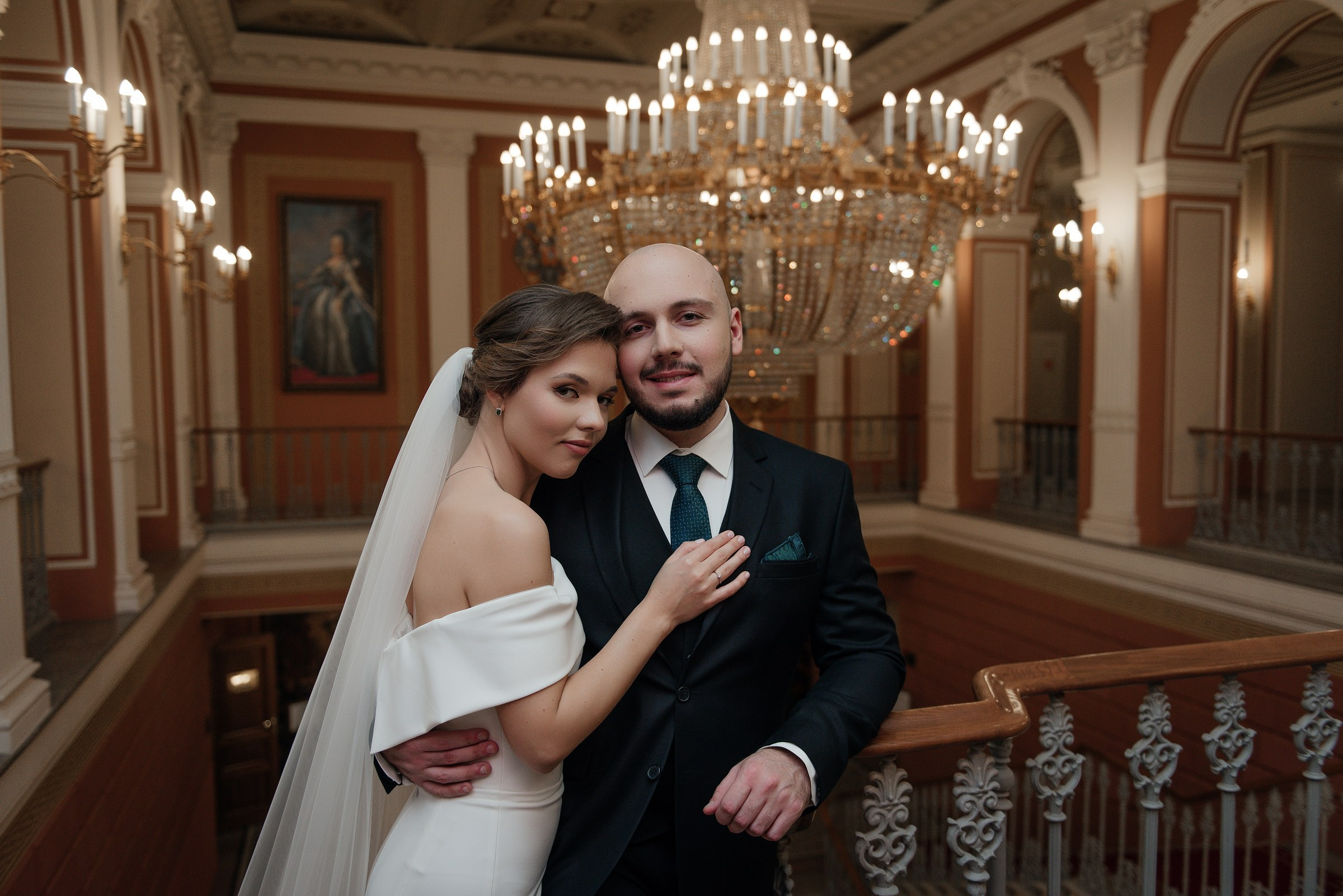 свадебная фотосессия во Дворце Елисеевых, свадебная фотосессия в Талион Империал Отель