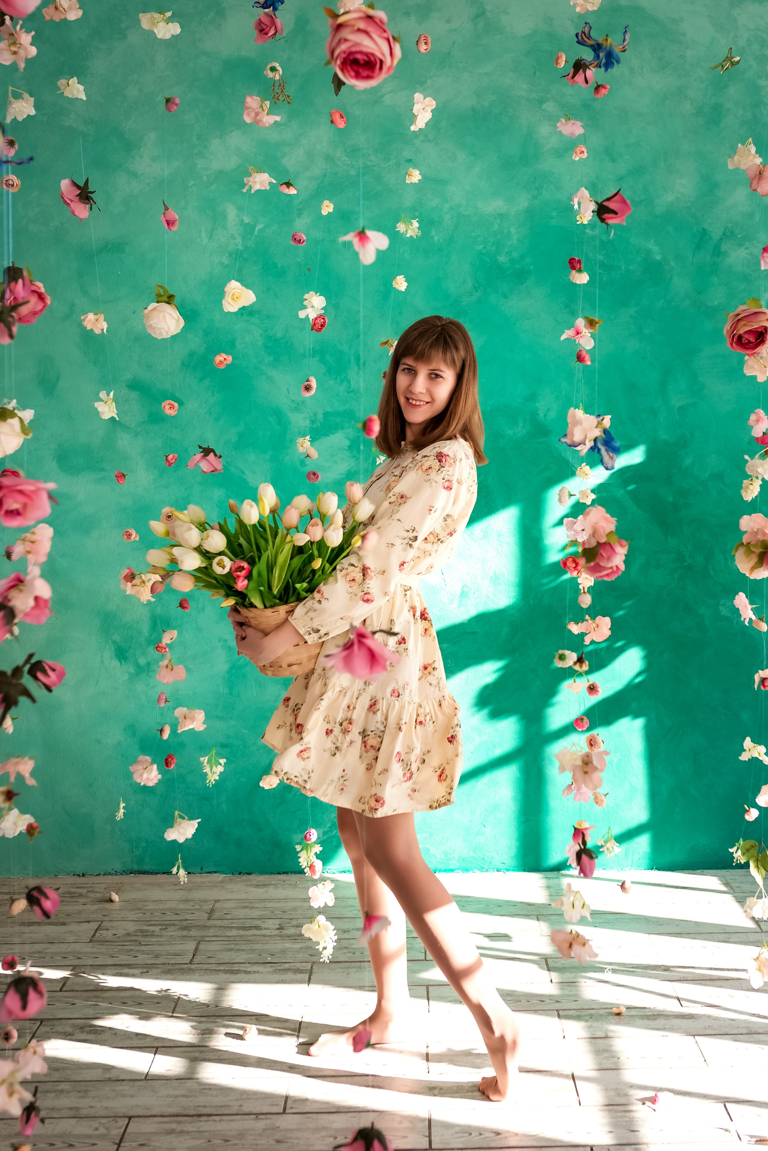 Весна в студии. Женский фотограф Крещение Венчание Москва Брянск