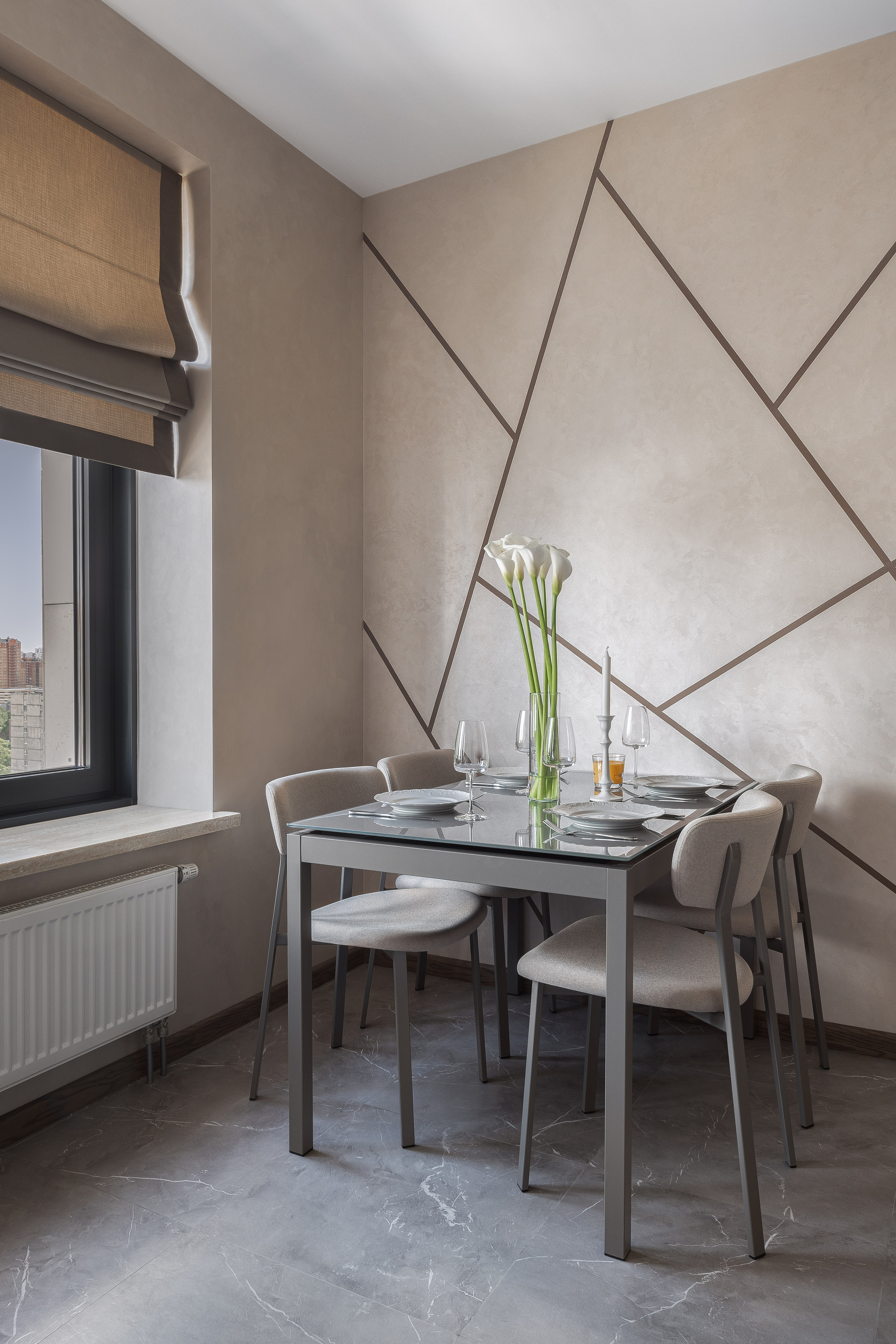 Квартира для молодой пары. Декорирование и фотосъёмка. Интерьерный фотограф в Москве