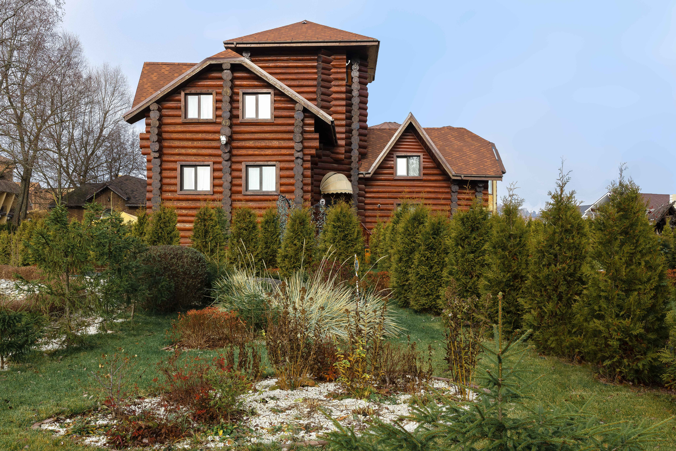 Территория клубного отеля в Подмосковье. Интерьерный фотограф в Москве