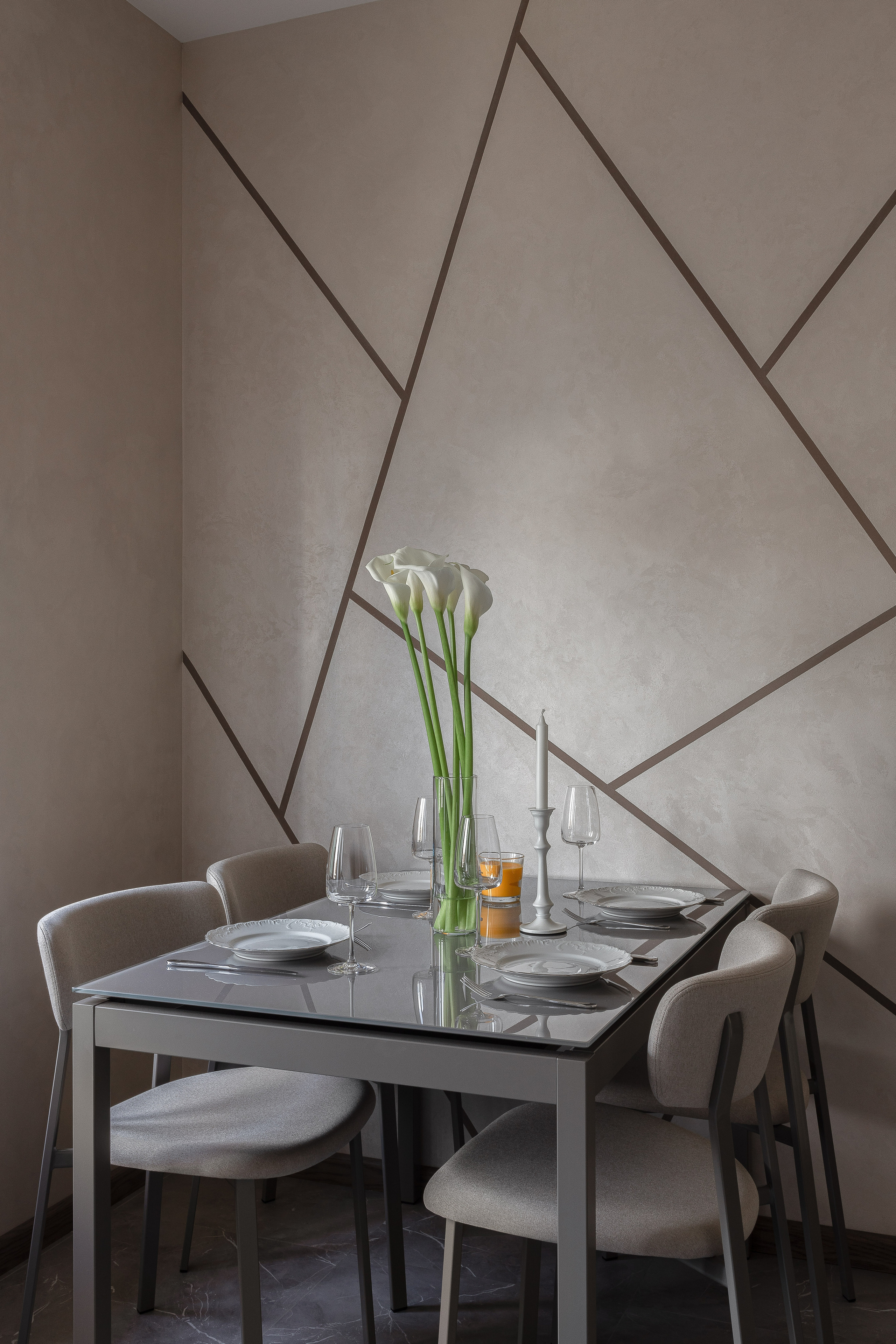 Квартира для молодой пары. Декорирование и фотосъёмка. Интерьерный фотограф в Москве