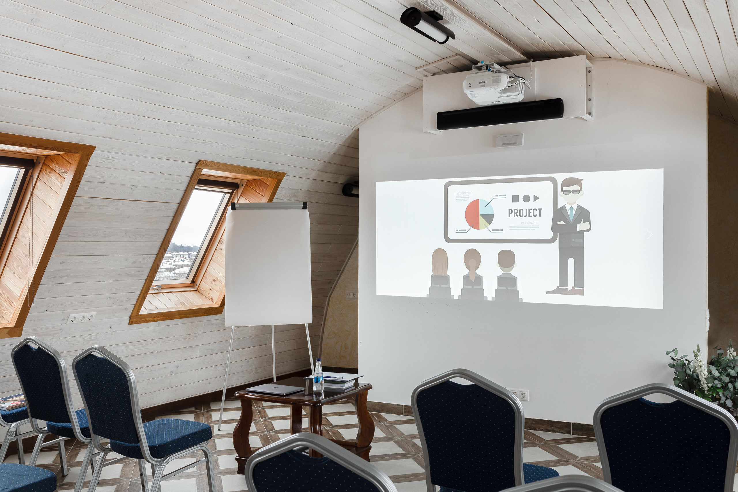 Территория клубного отеля в Подмосковье. Интерьерный фотограф в Москве