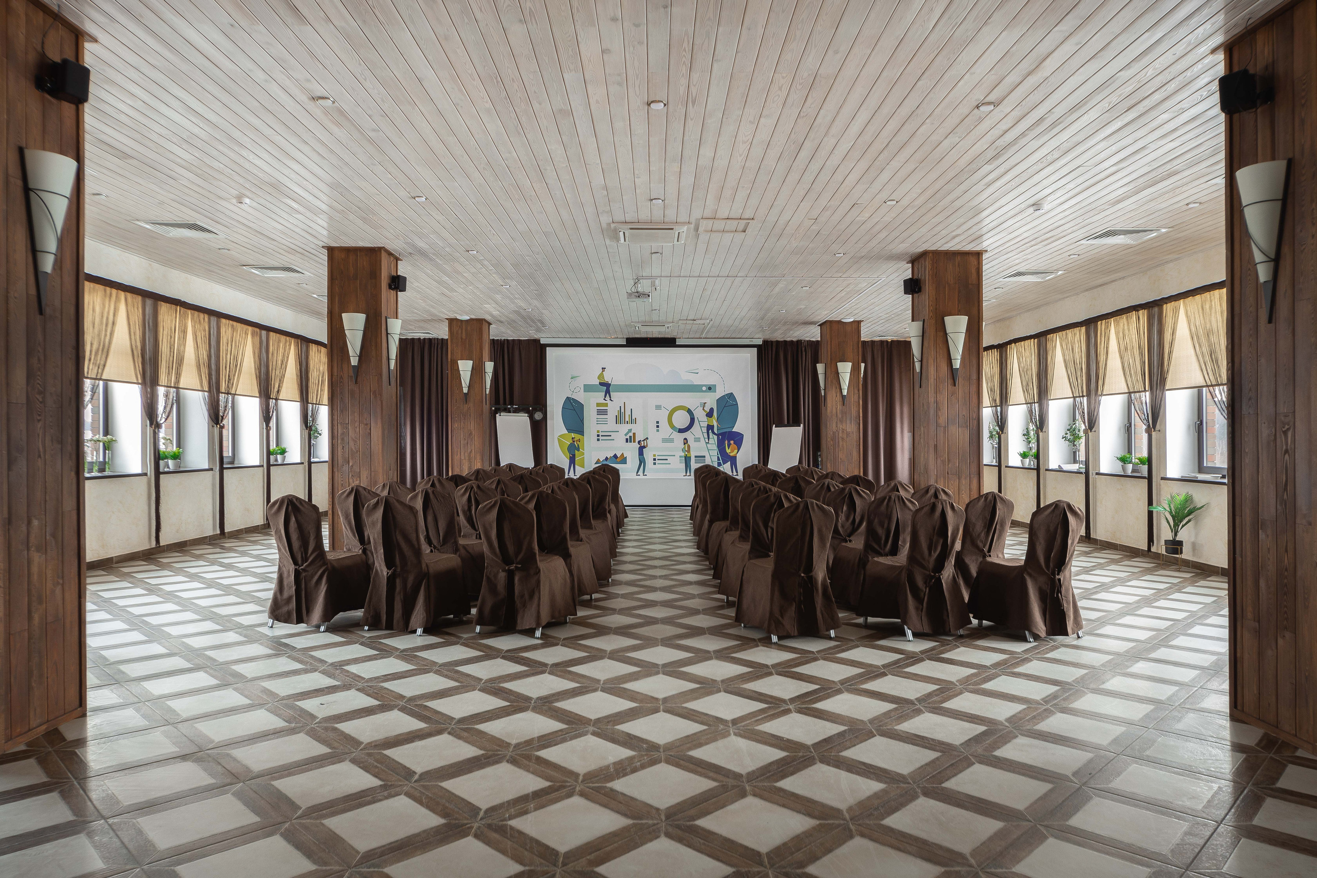 Территория клубного отеля в Подмосковье. Интерьерный фотограф в Москве