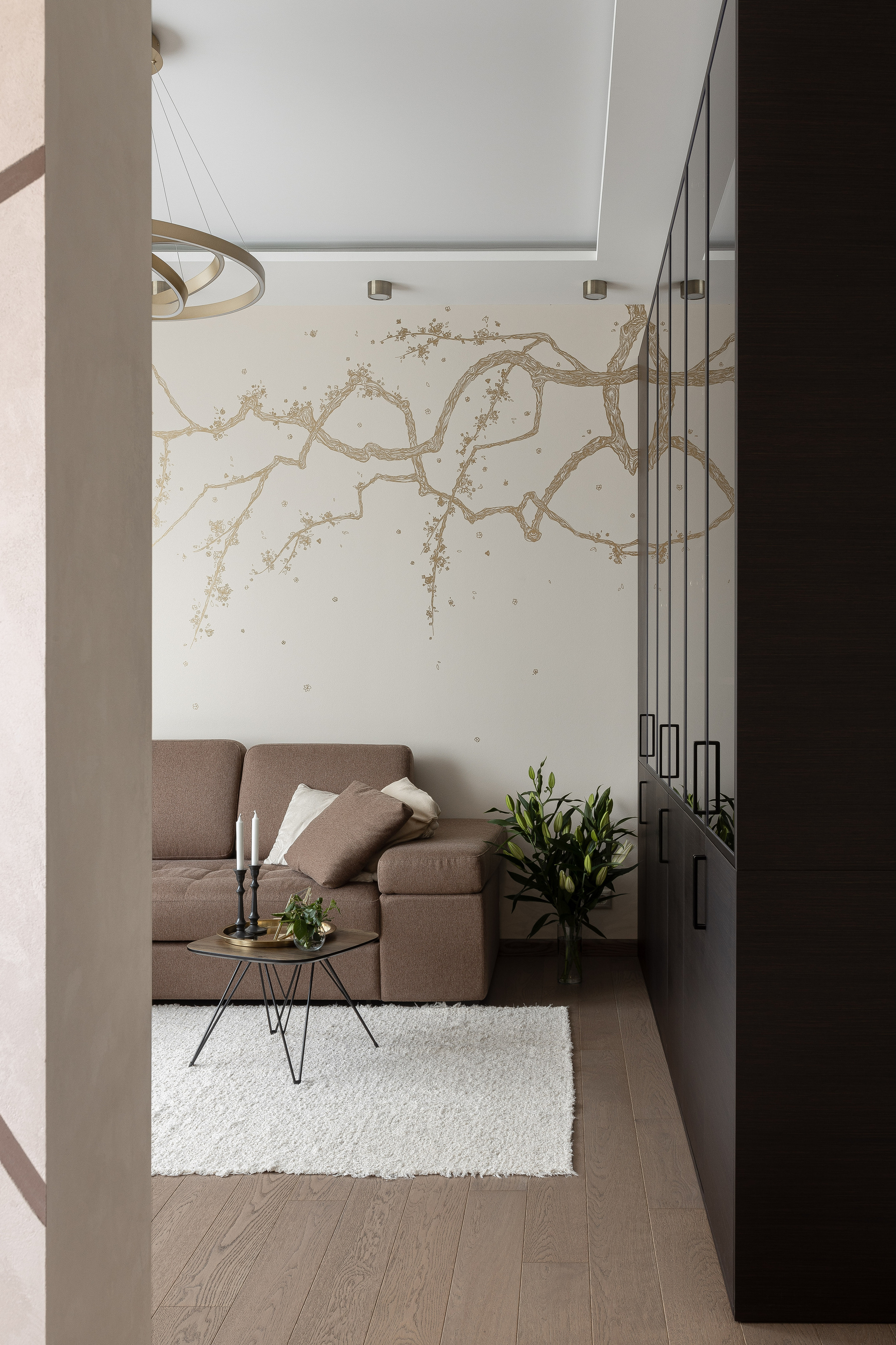 Квартира для молодой пары. Декорирование и фотосъёмка. Интерьерный фотограф в Москве