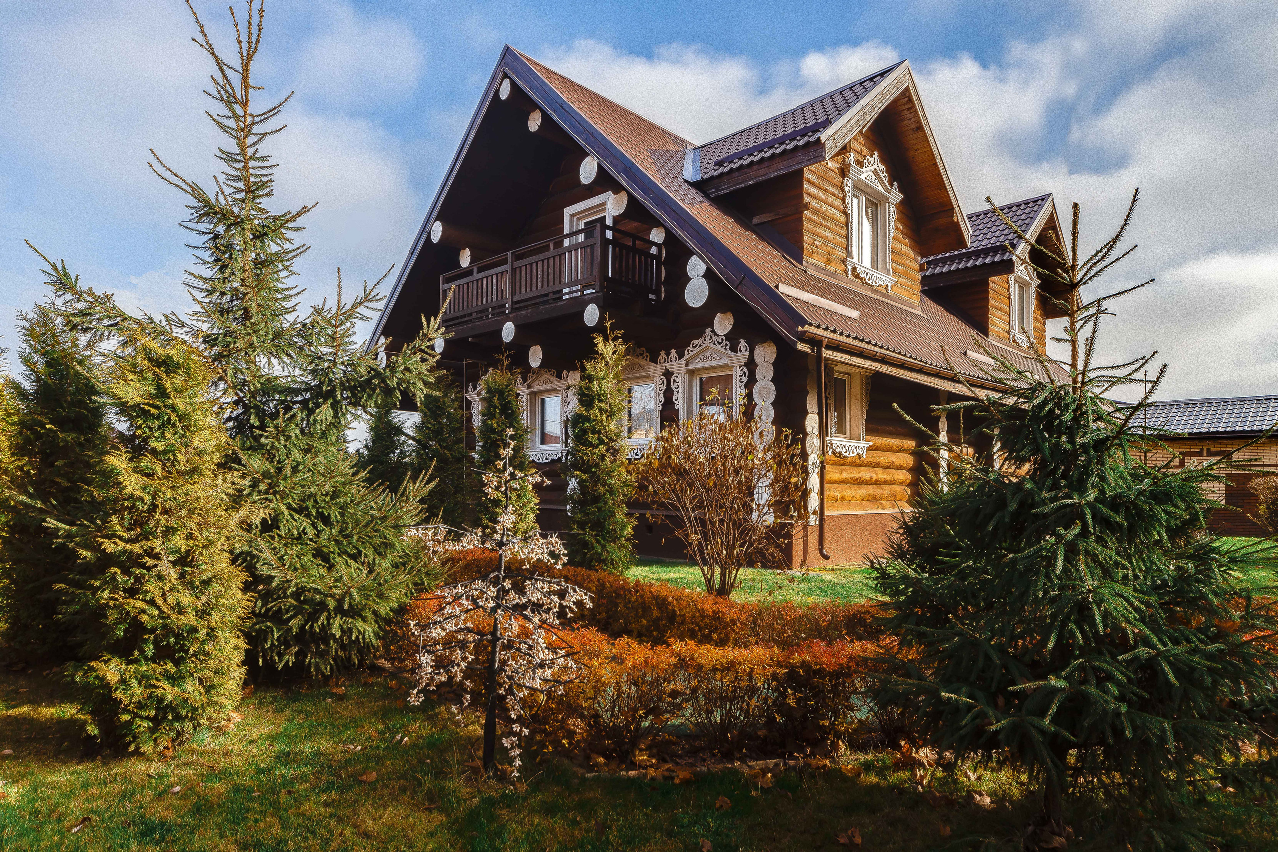 Территория клубного отеля в Подмосковье. Интерьерный фотограф в Москве