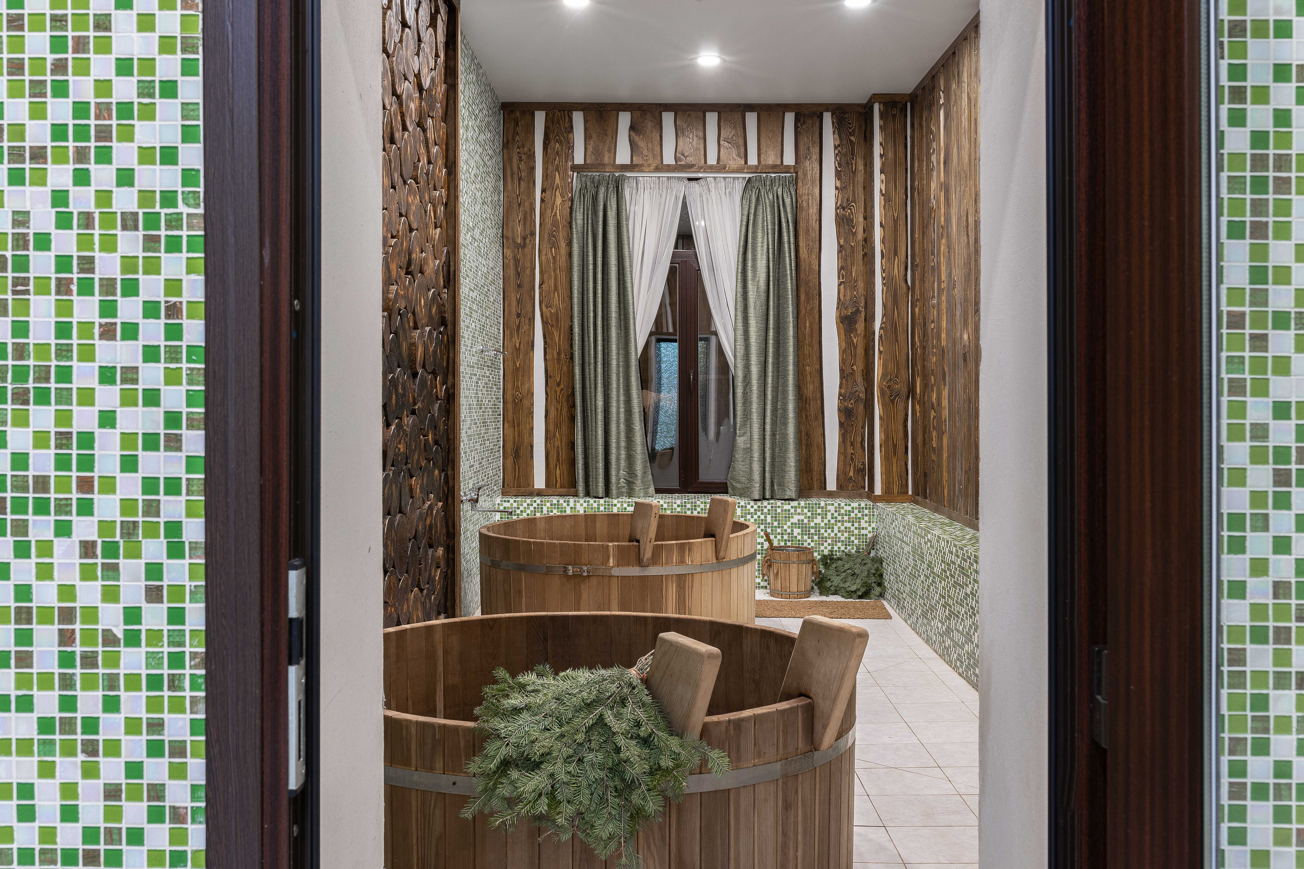 Территория клубного отеля в Подмосковье. Интерьерный фотограф в Москве