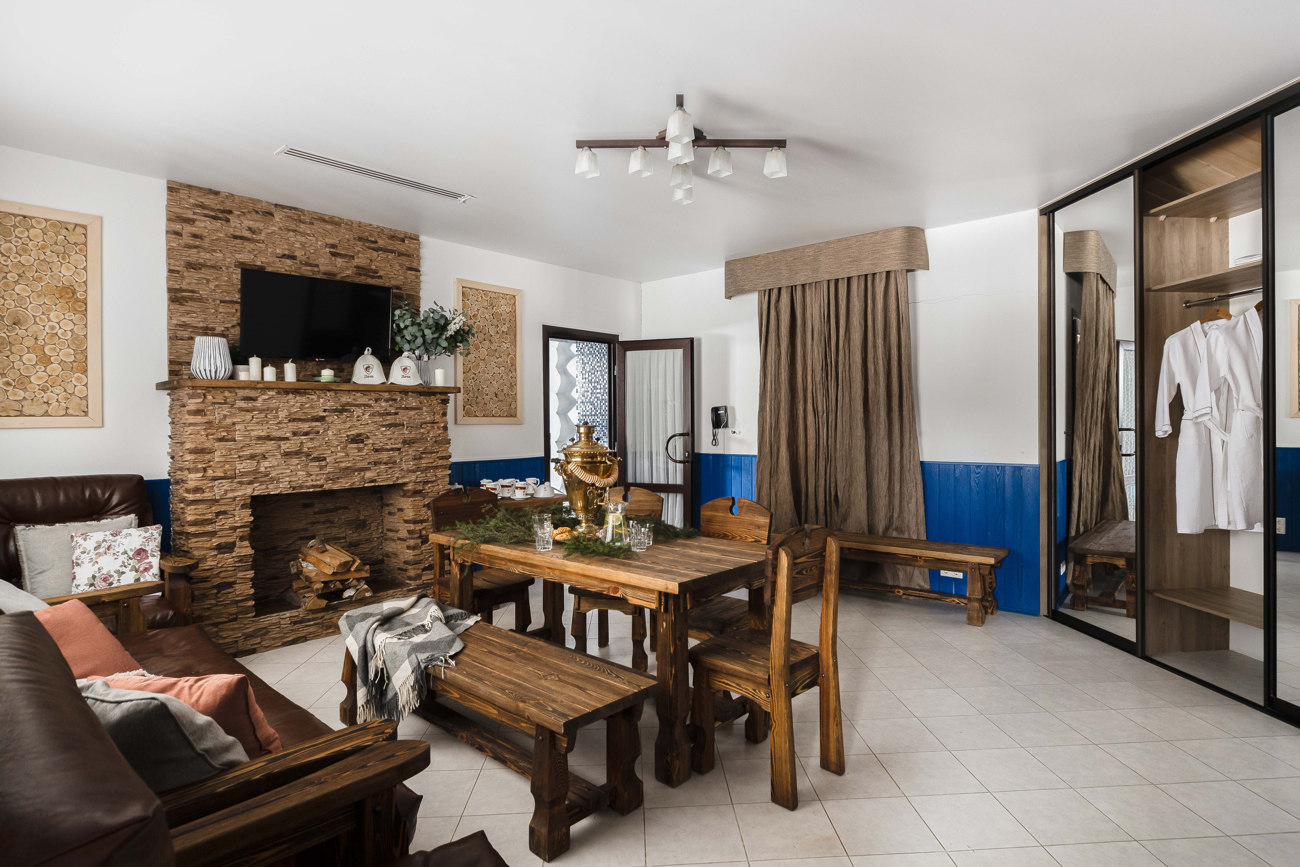 Территория клубного отеля в Подмосковье. Интерьерный фотограф в Москве