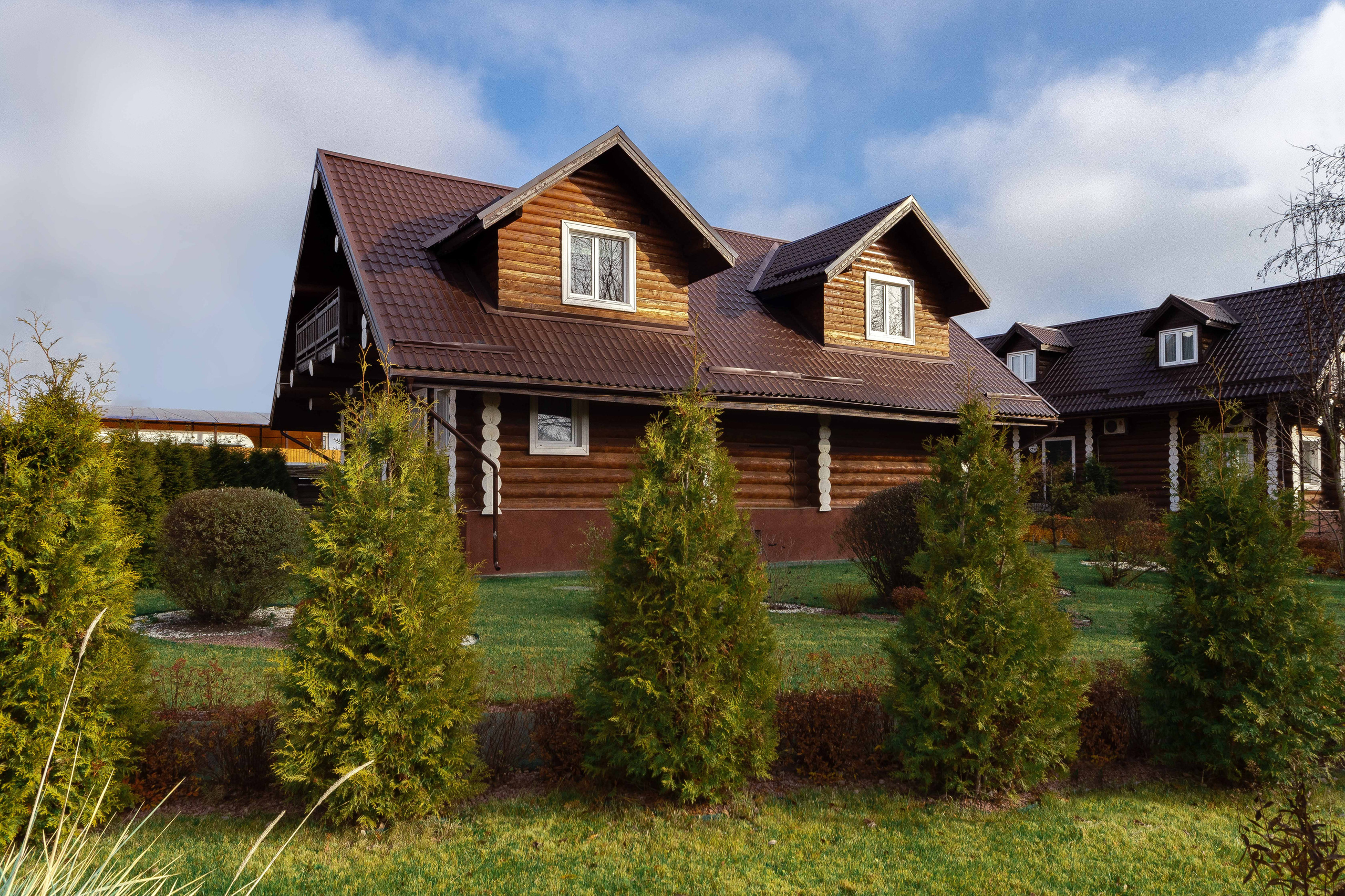 Территория клубного отеля в Подмосковье. Интерьерный фотограф в Москве