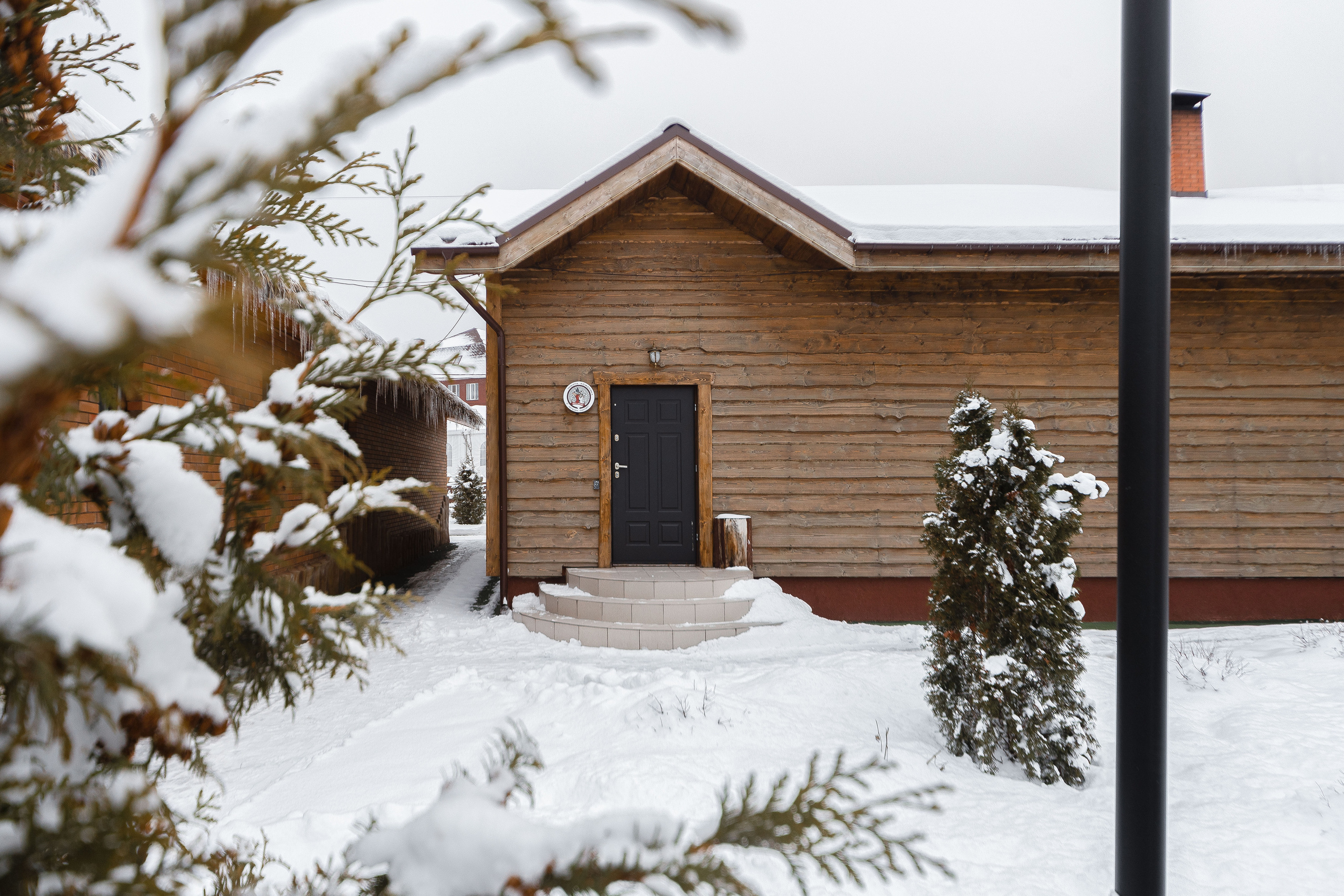 Территория клубного отеля в Подмосковье. Интерьерный фотограф в Москве