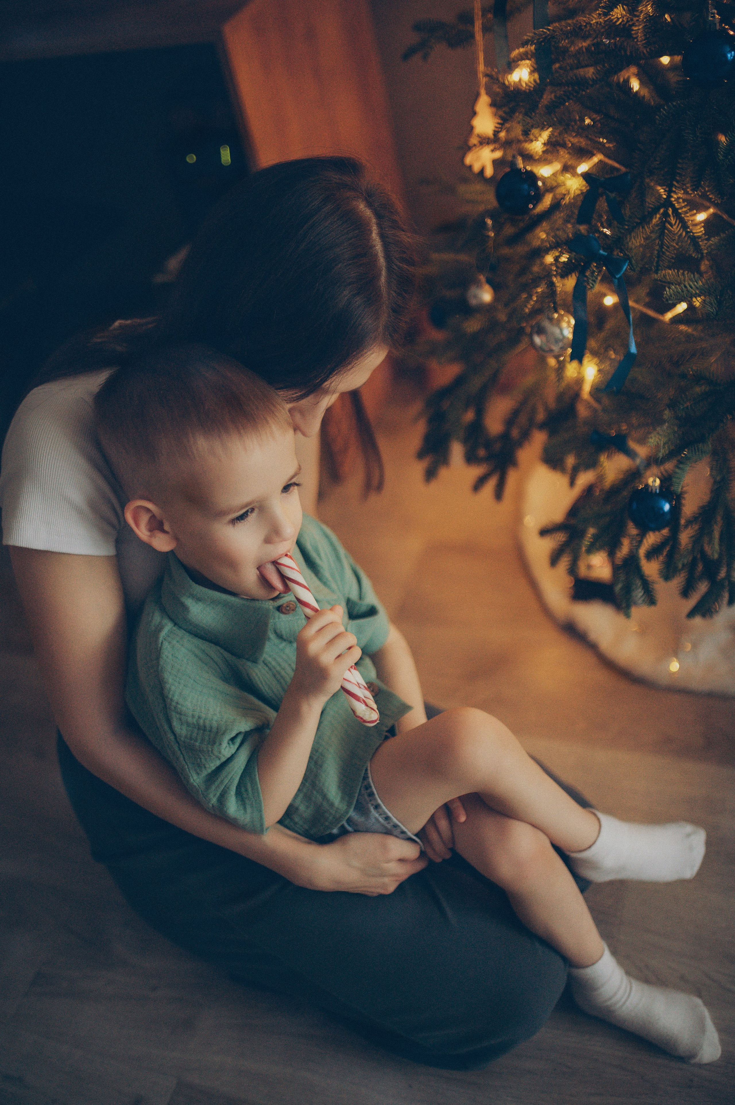 Миша и Тимофей (новогодняя домашняя). Фотограф, г. Лесной Свердловской области