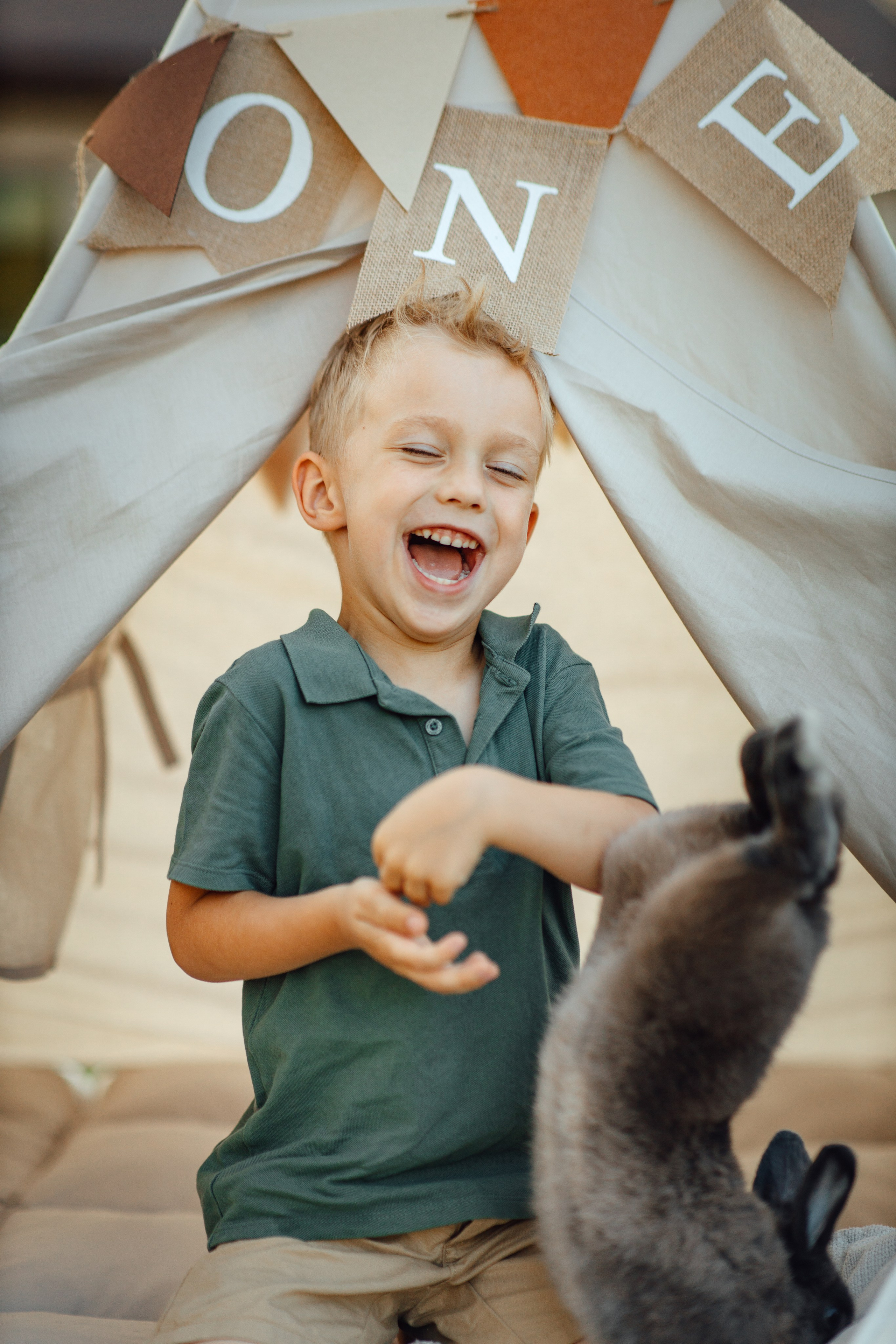 Максику 1 годик, отмечаем дома