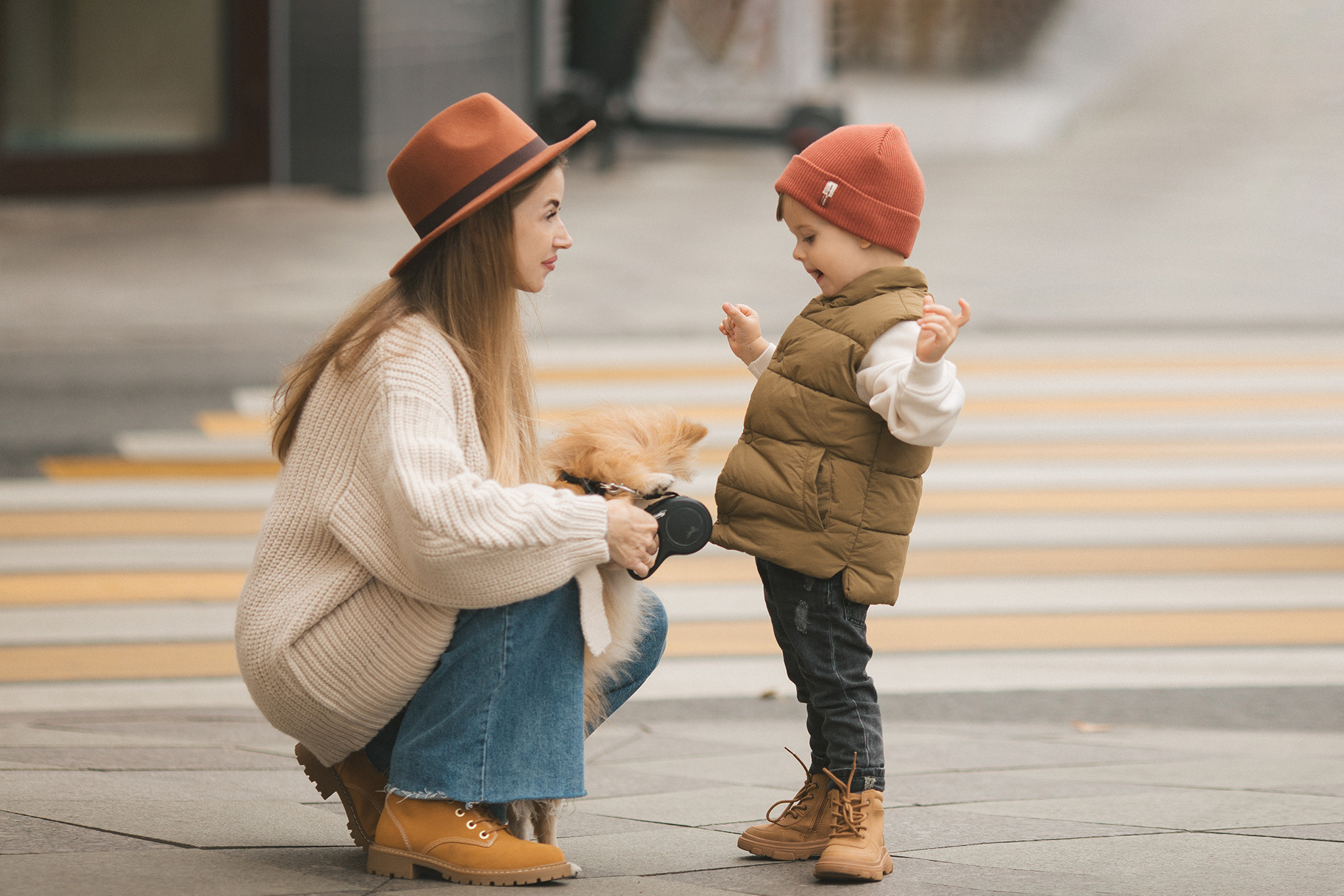 Маша и Мирон, городская прогулка. Семейный фотограф в Москве Марина Петра