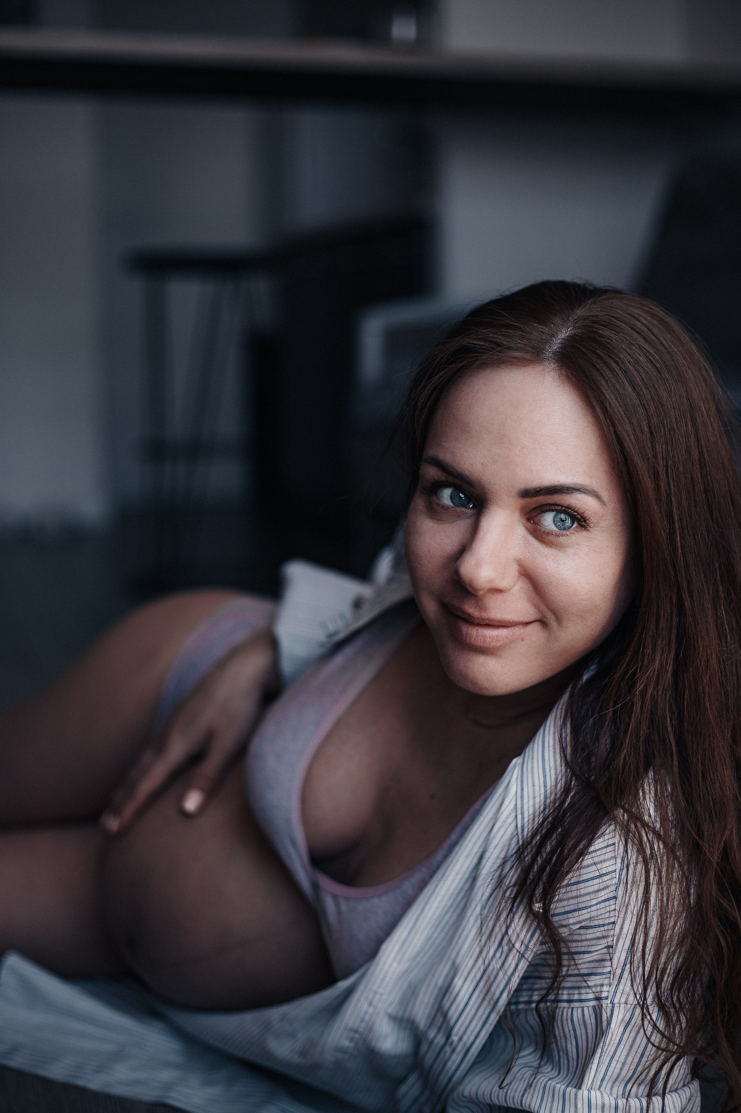 Домашняя фотосессия - Ожидание. Семейный и женский фотограф Кемерово Мария Степ