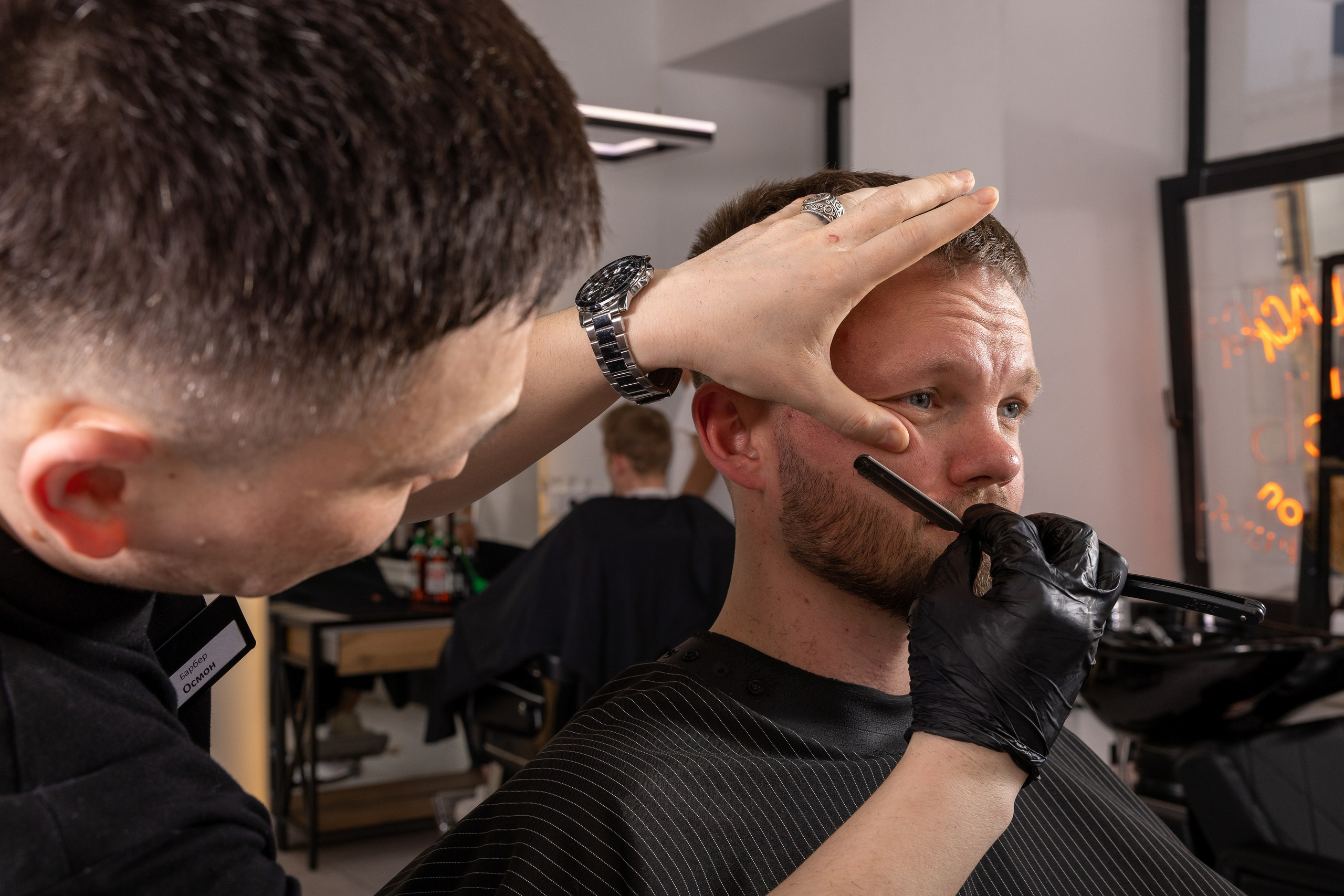 Барбершоп Jet Black 2. Репортажный фотограф Санкт-Петербург | Роман Карбышев