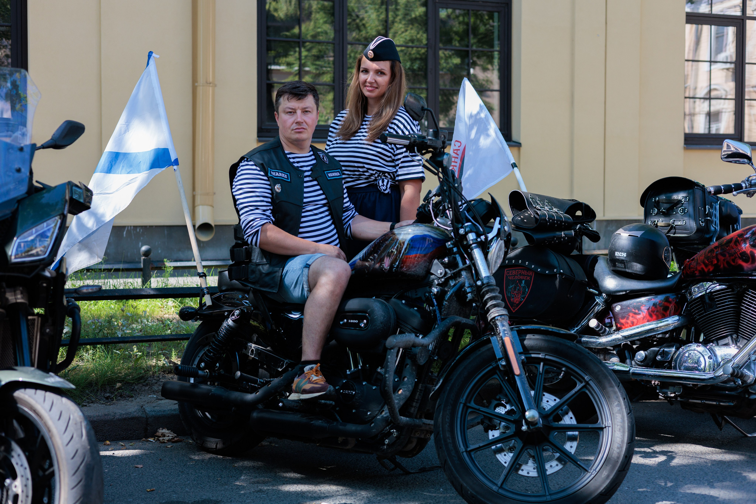 День ВМФ с мотоклубом 28.08.24. Репортажный фотограф Санкт-Петербург | Роман Карбышев