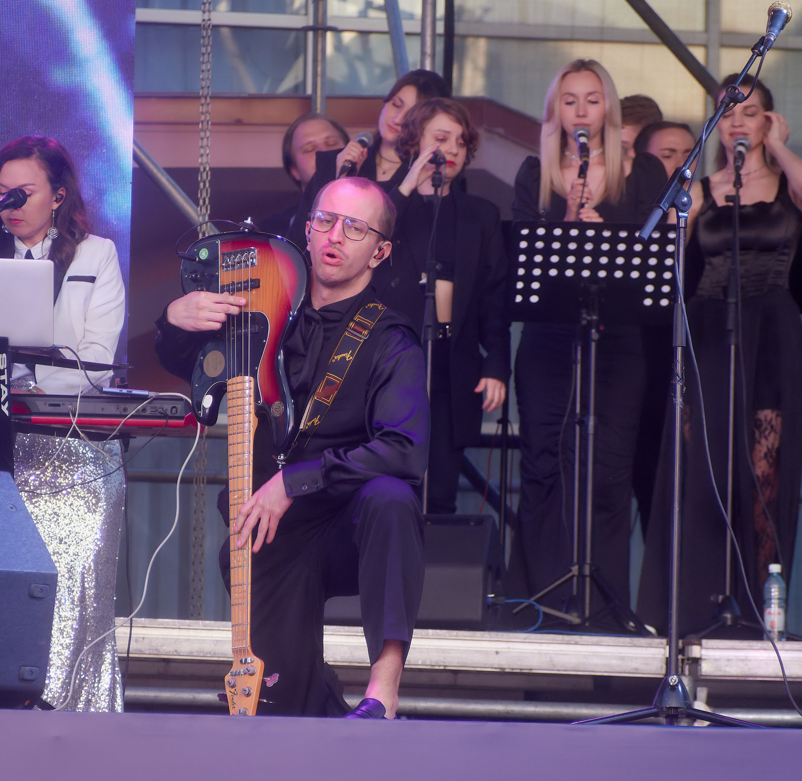 День города Айвазовский Оркестра и шоу барабанщиков. Семейный и детский фотограф в Междуреченск Олег Бамбульский