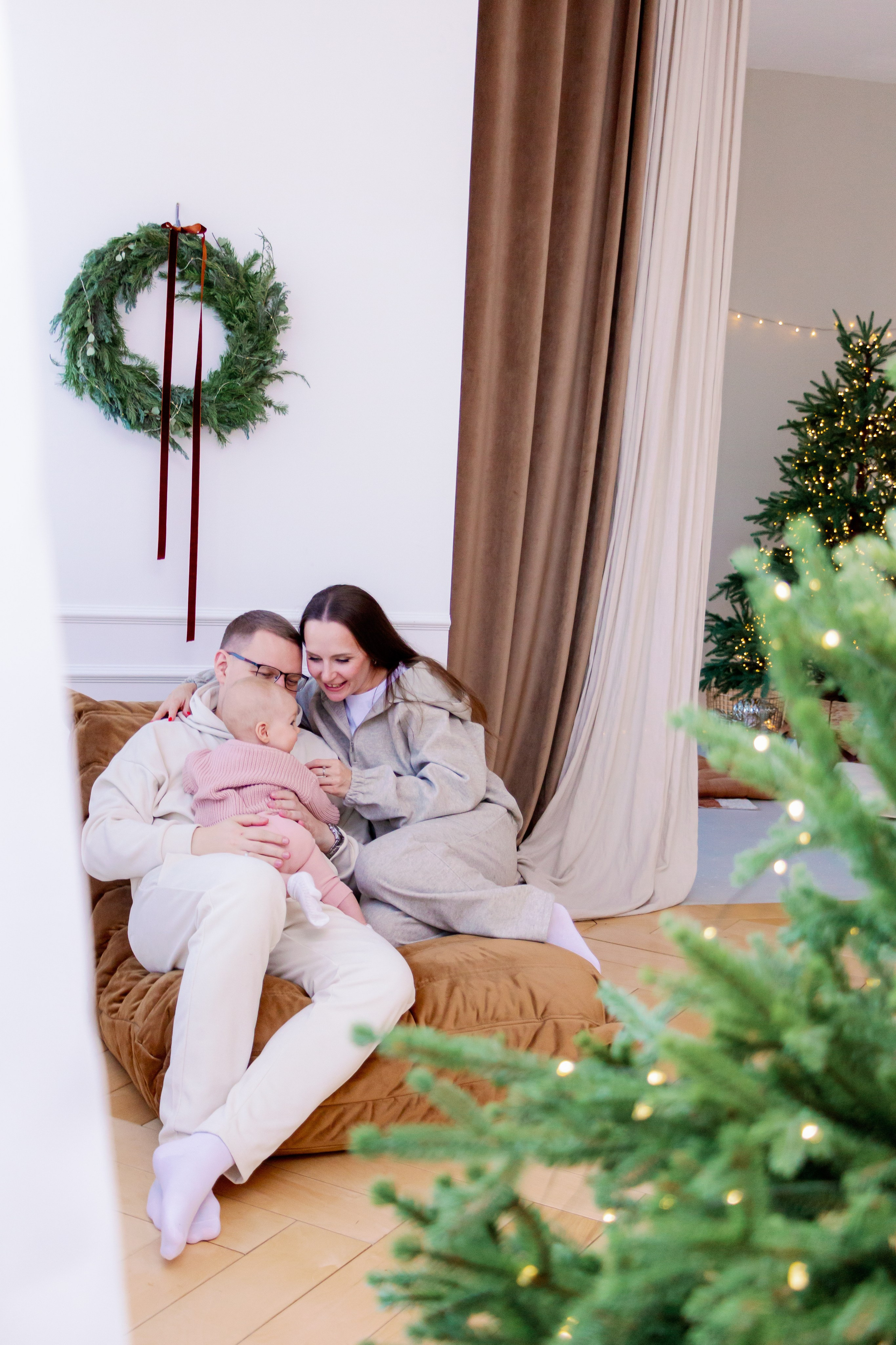 Новогодняя семейная фотосессия с малышом, Екатеринбург. Фотограф в Екатеринбурге Пойгина Елена