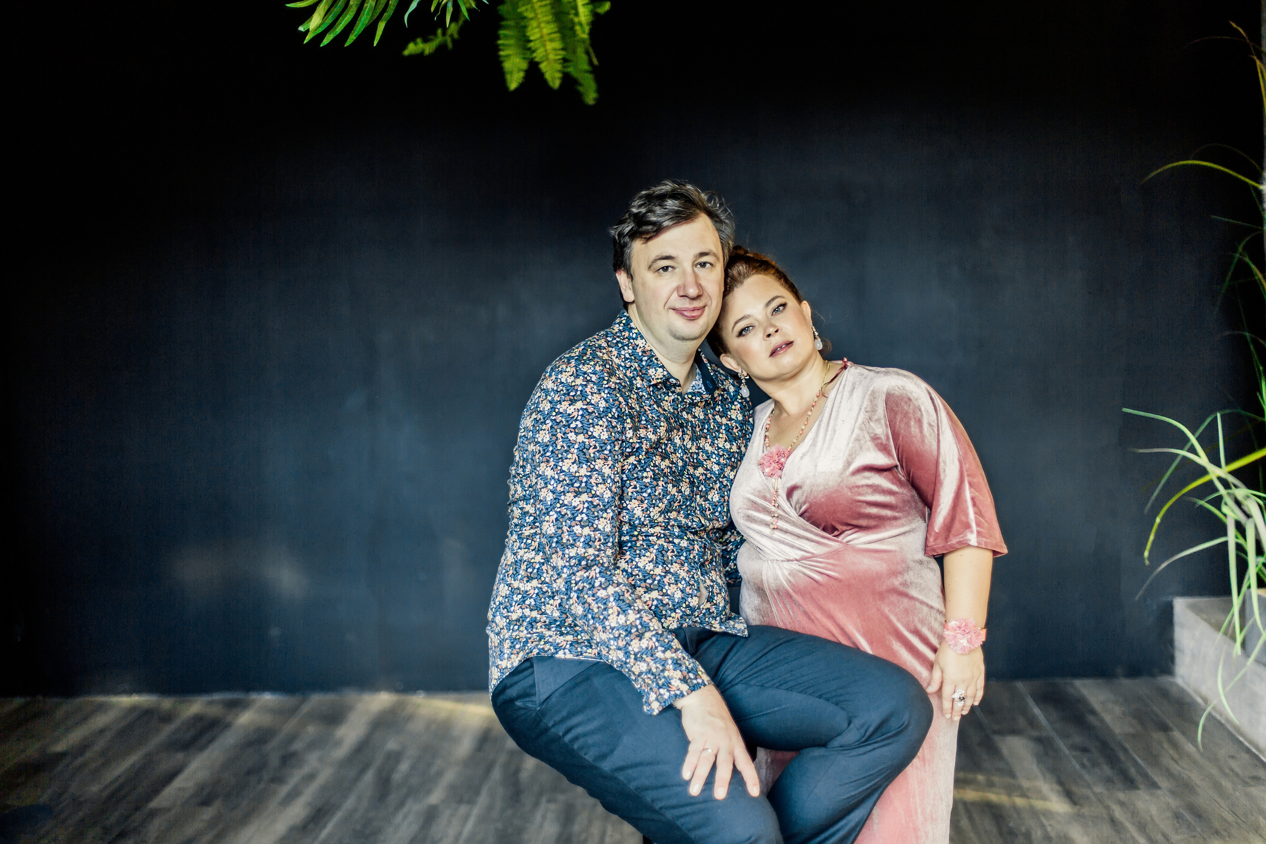 Студийная фотосессия для большой семьи с четырьмя детьми. Детский, свадебный и семейный фотограф Юлия Курбатова, Санкт-Петербург