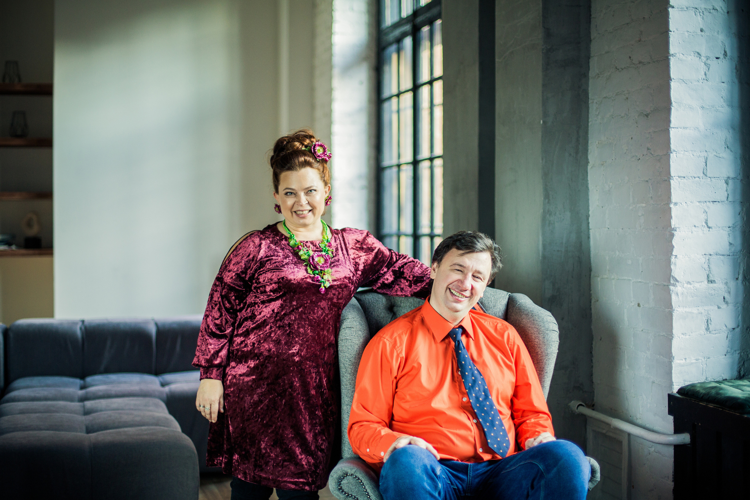 Студийная фотосессия для большой семьи с четырьмя детьми. Детский, свадебный и семейный фотограф Юлия Курбатова, Санкт-Петербург