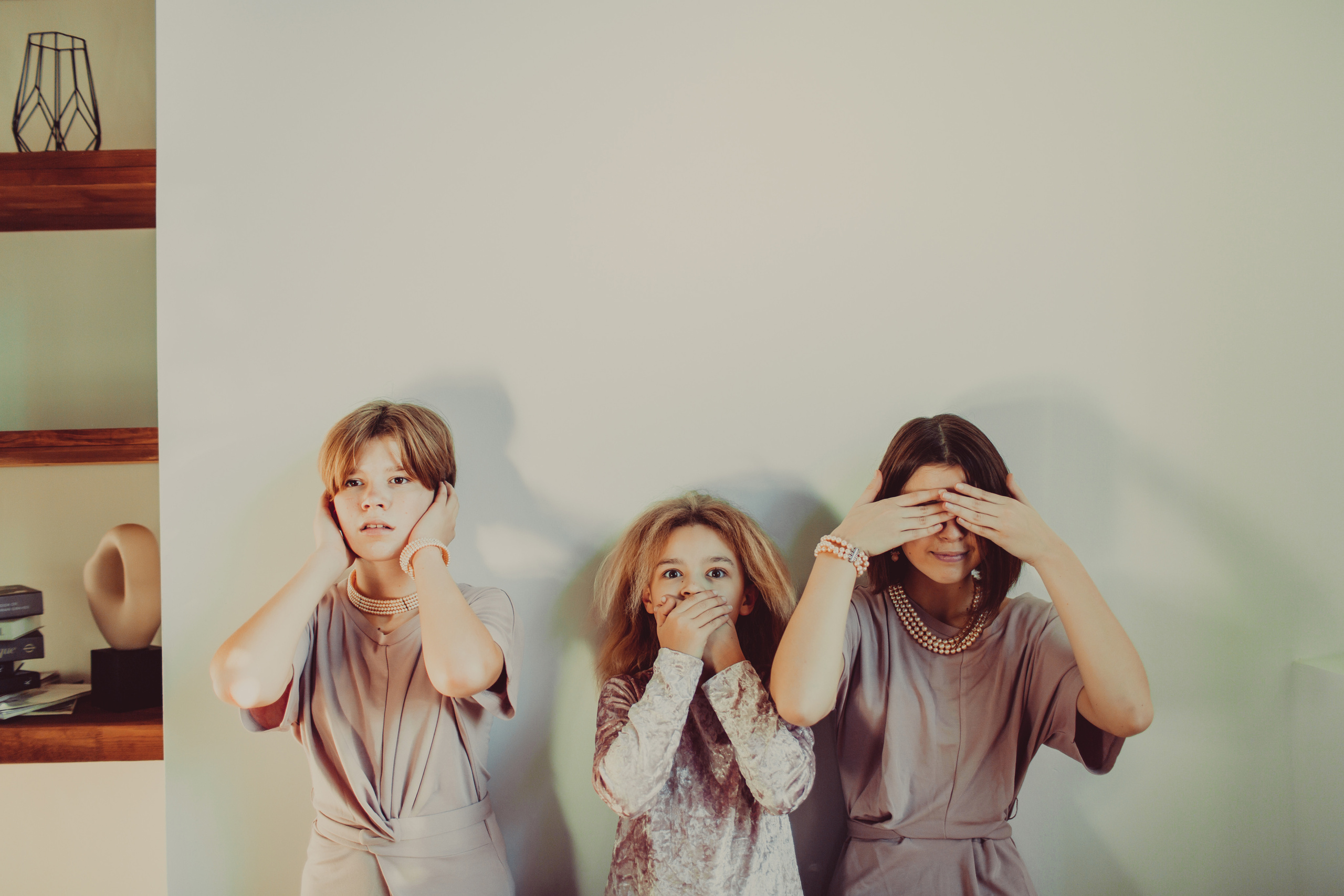 Студийная фотосессия для большой семьи с четырьмя детьми. Детский, свадебный и семейный фотограф Юлия Курбатова, Санкт-Петербург