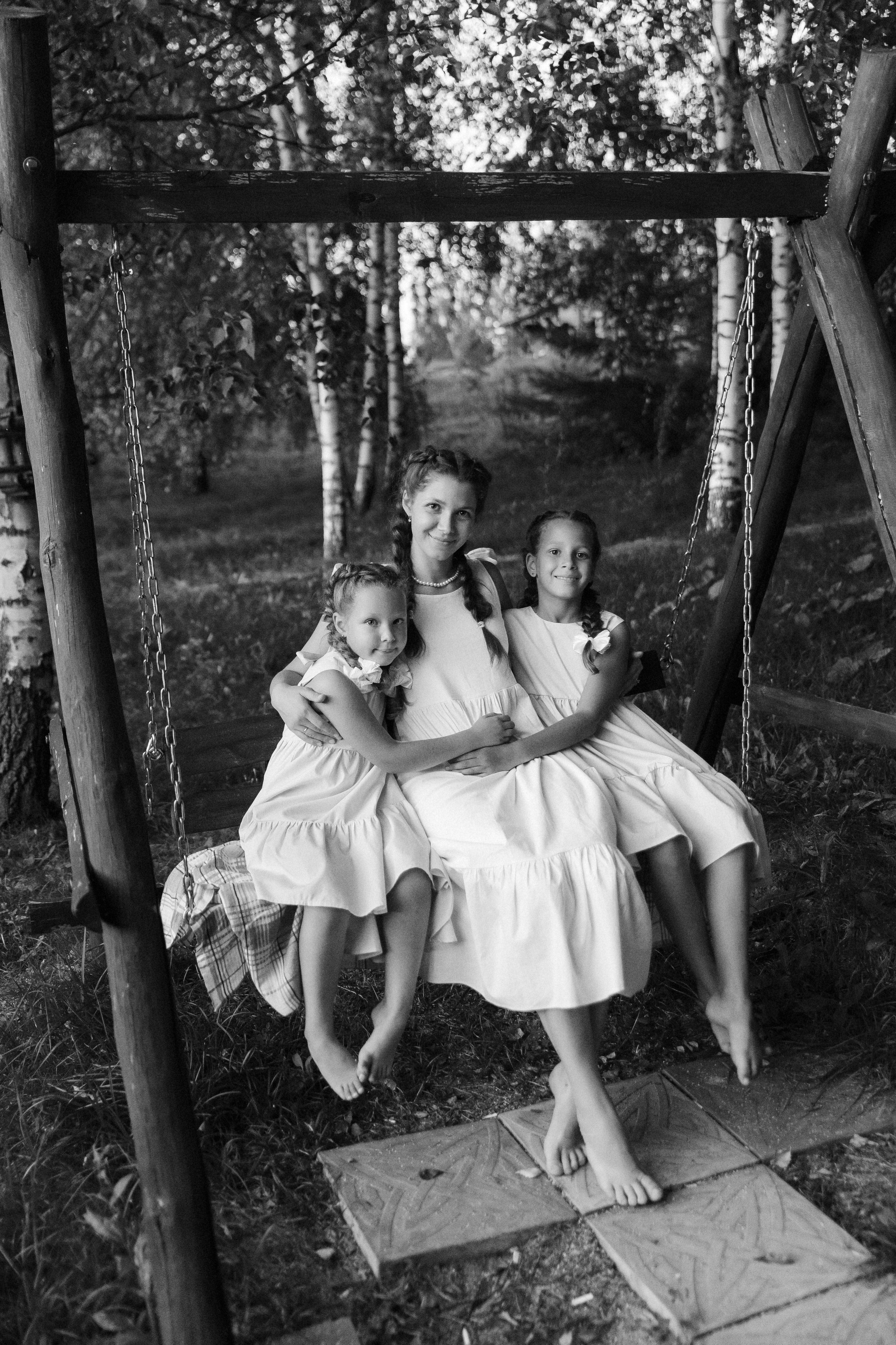 Олег, Вика, Варя, Маша и Тима. Семейный фотограф • Домашние съемки в Нижнем Новгороде