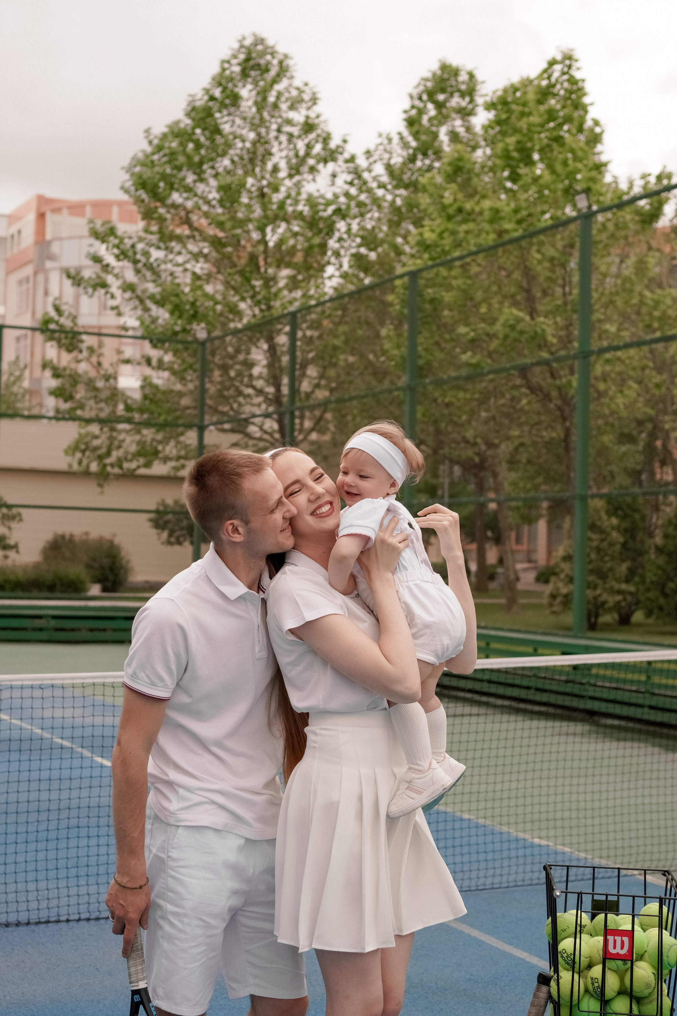 Теннис с семьей. Свадебный и семейный фотограф Афанасьева Анна в Кисловодске