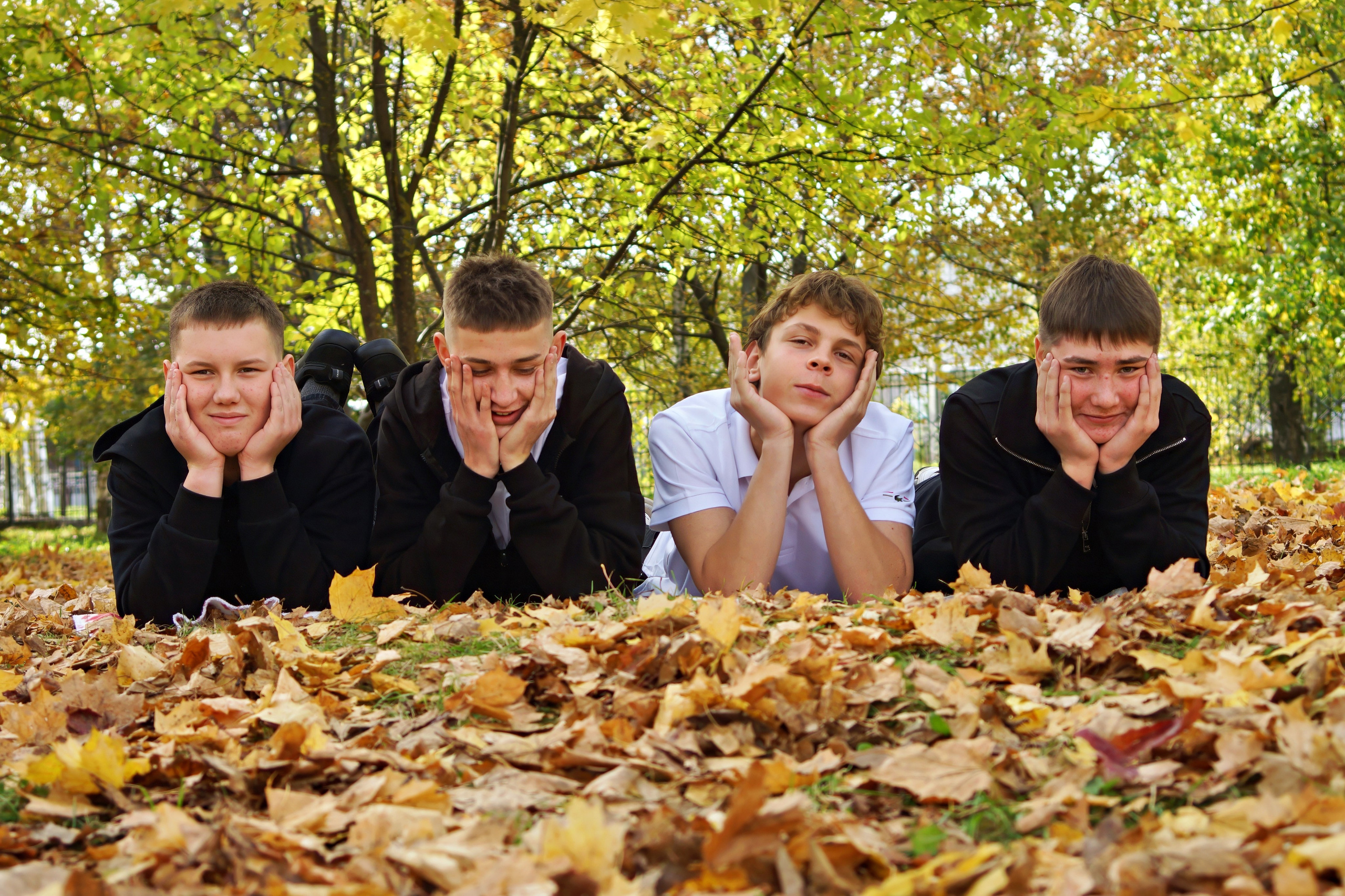 Осенняя фотосессия в школе г. Йошкар-Ола