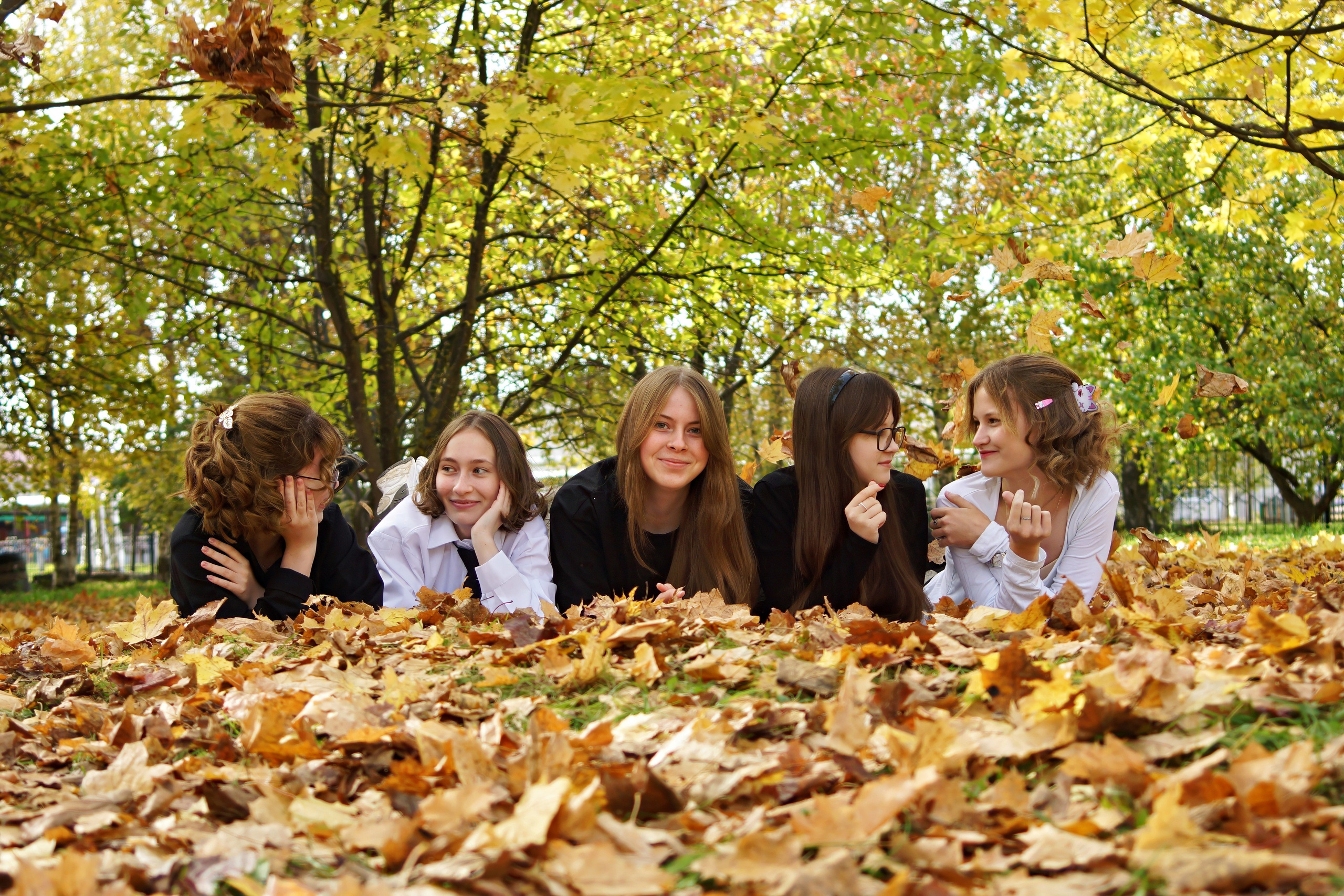 Осенняя фотосессия в школе г. Йошкар-Ола
