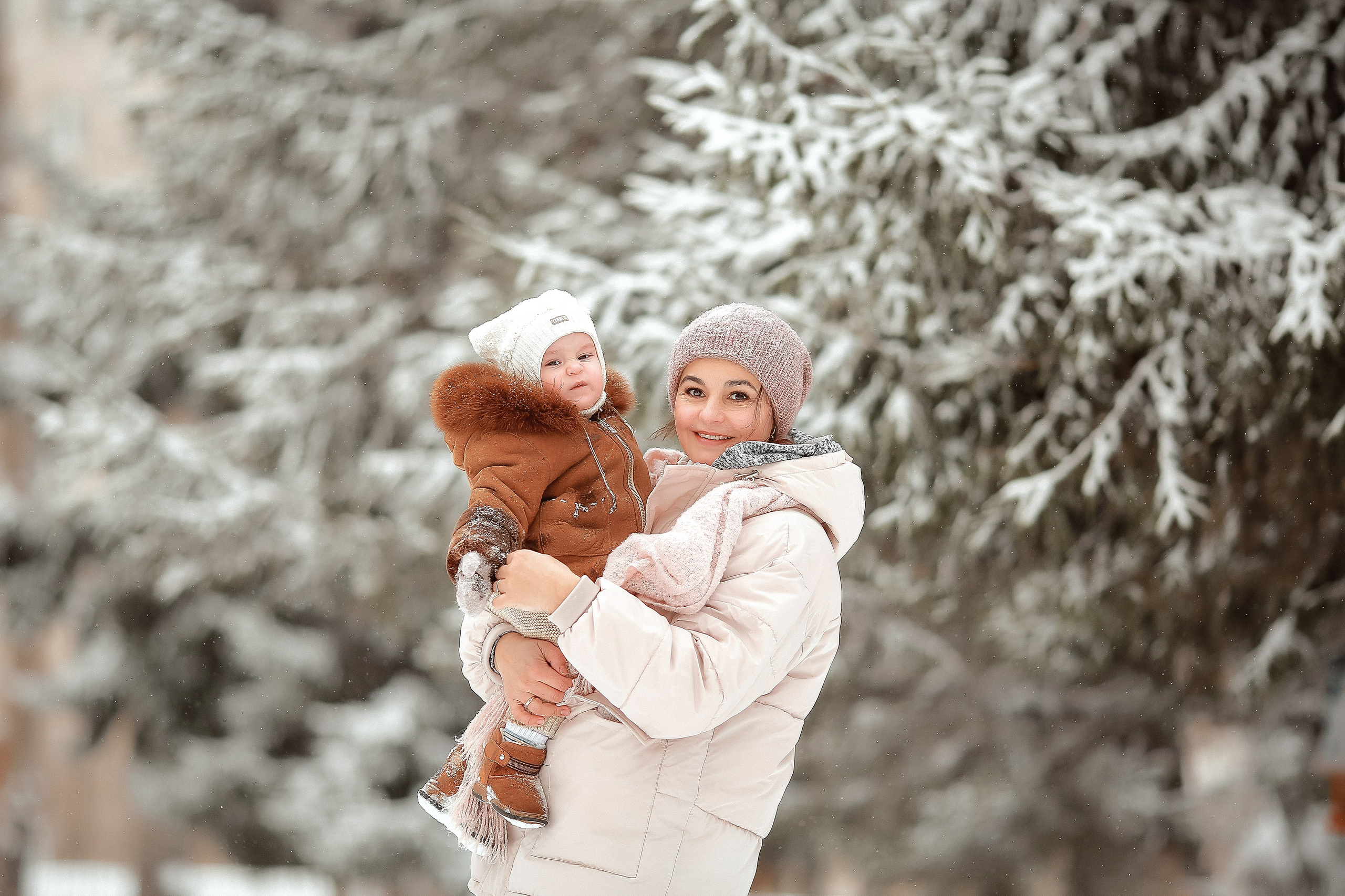 Белоснежная зима. Семейный фотограф в Новосибирске Екатерина Сафронова