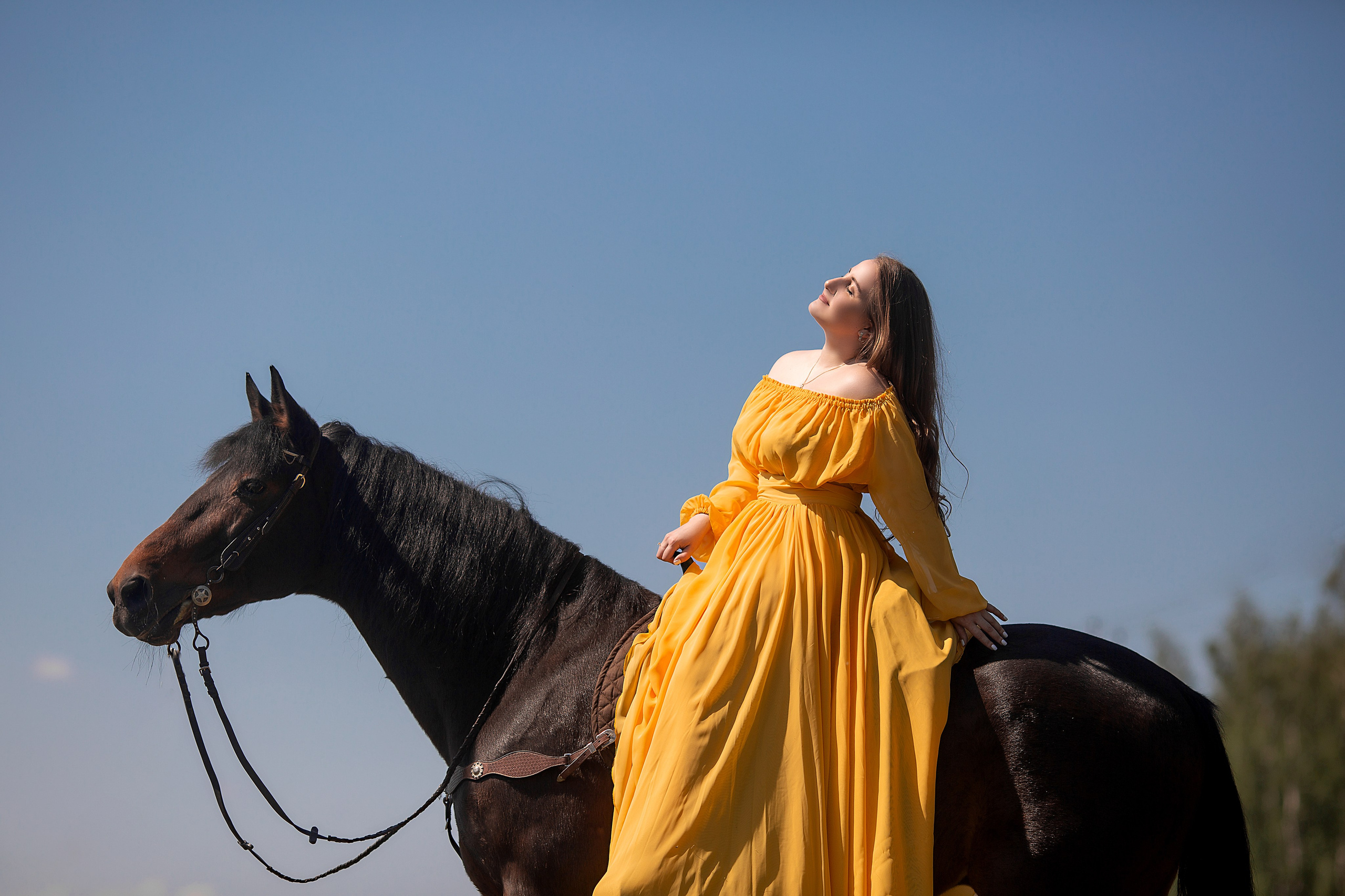 Армине, Илья и Табор. Фотосессия с лошадьми в Нижнем Новгороде