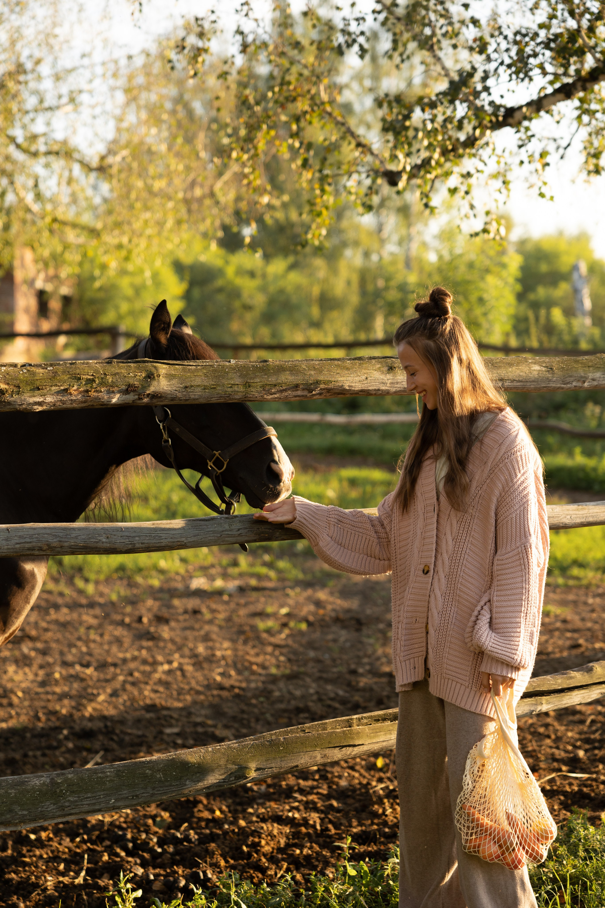 Прогулка на конюшне. Семейный и женский фотограф, стильный репортаж в г. Новосибирск