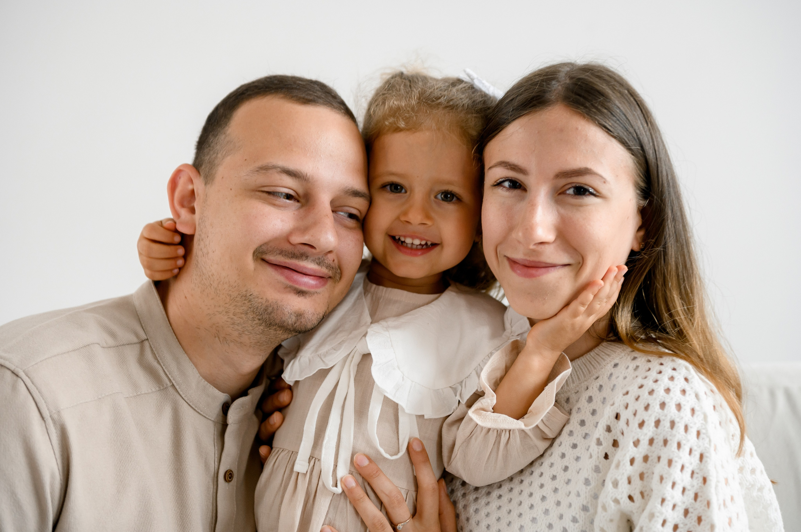 Очаровательная Ева с родителями. Свадебный и семейный фотограф в Ставрополе Роман Иванов