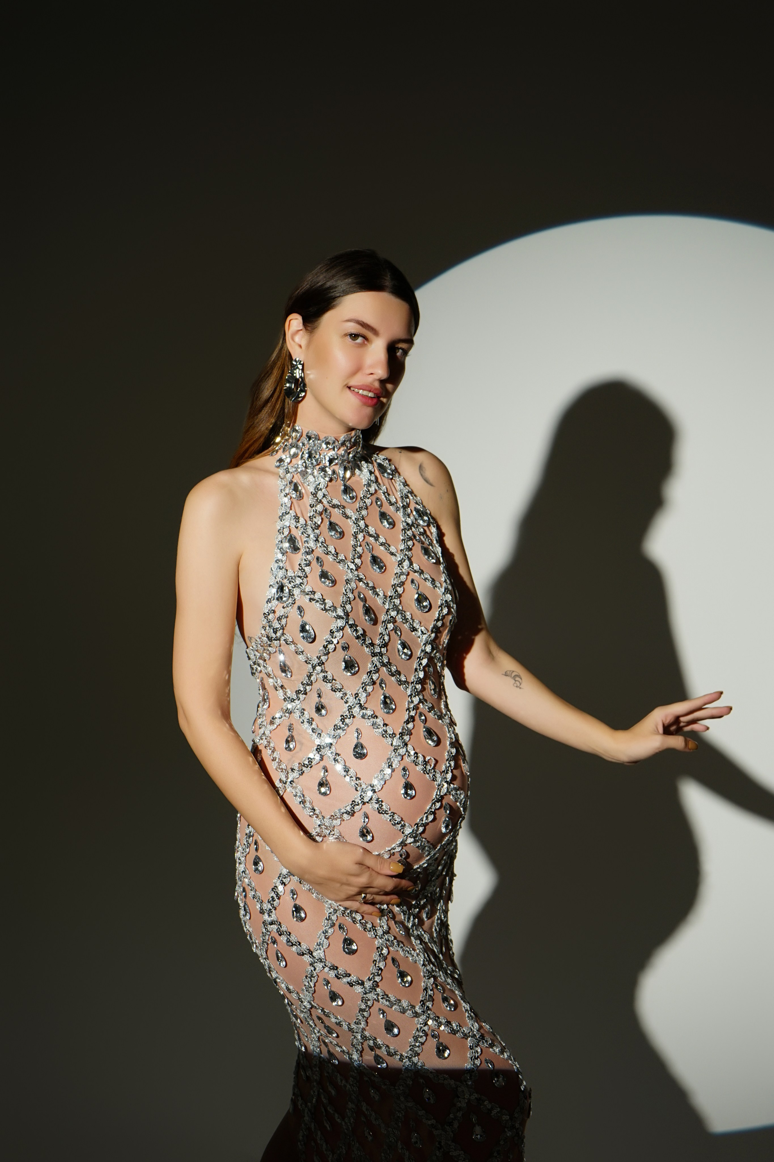 Съёмка беременности в моей фотостудии «НЕБО». Женский фотограф в Химках Алёна Ленёва