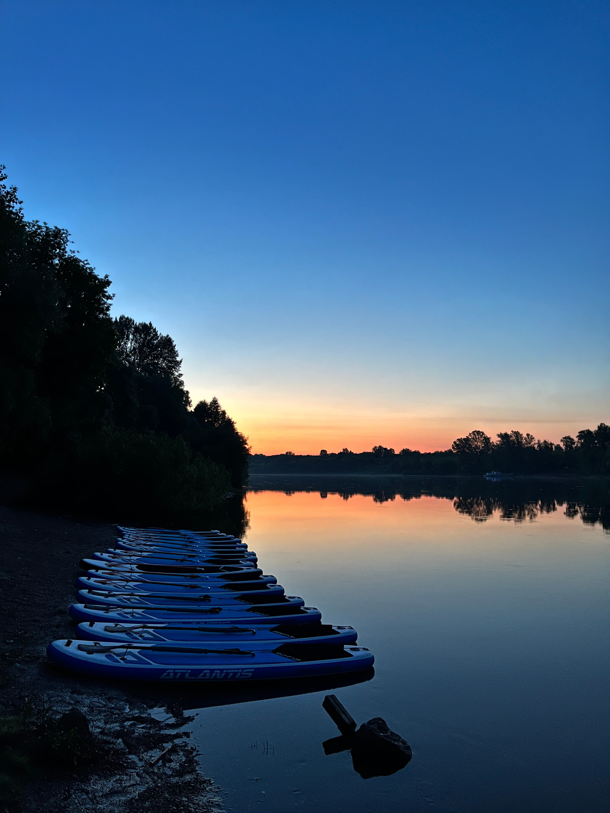 Рассветы на сапбордах в Уфе